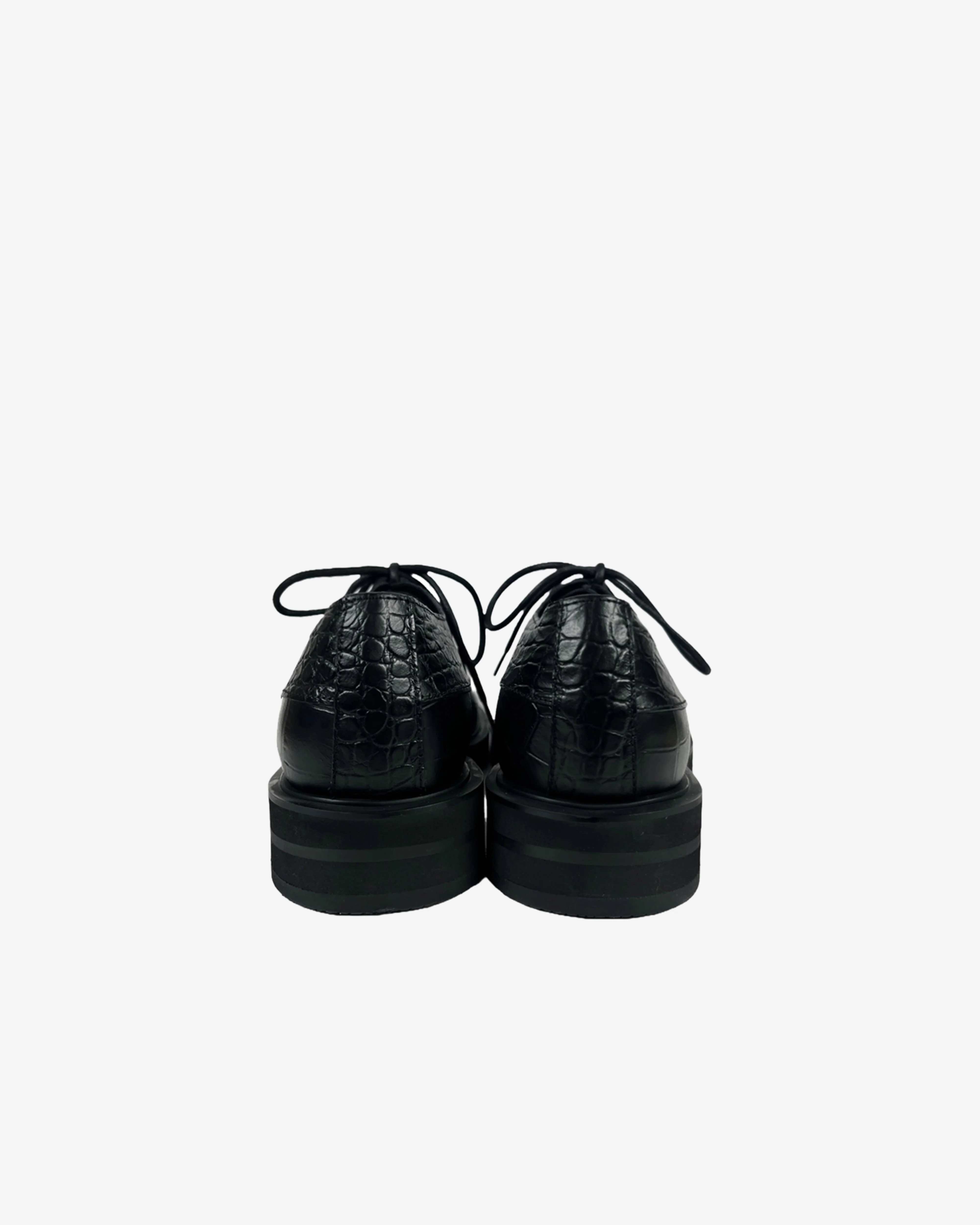 No Idea - Men's Croc Derby - (Black) - Image 3