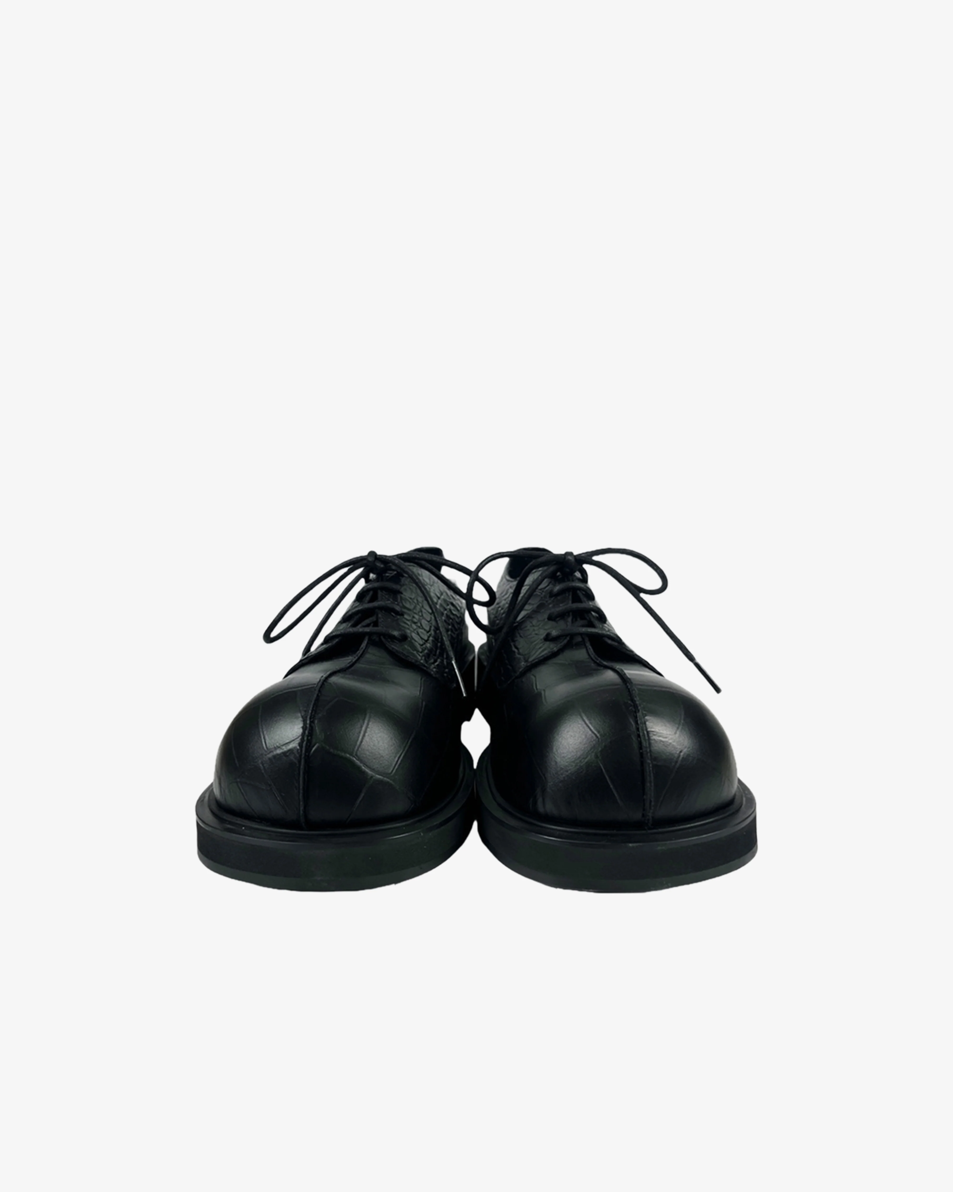 No Idea - Men's Croc Derby - (Black) - Image 4