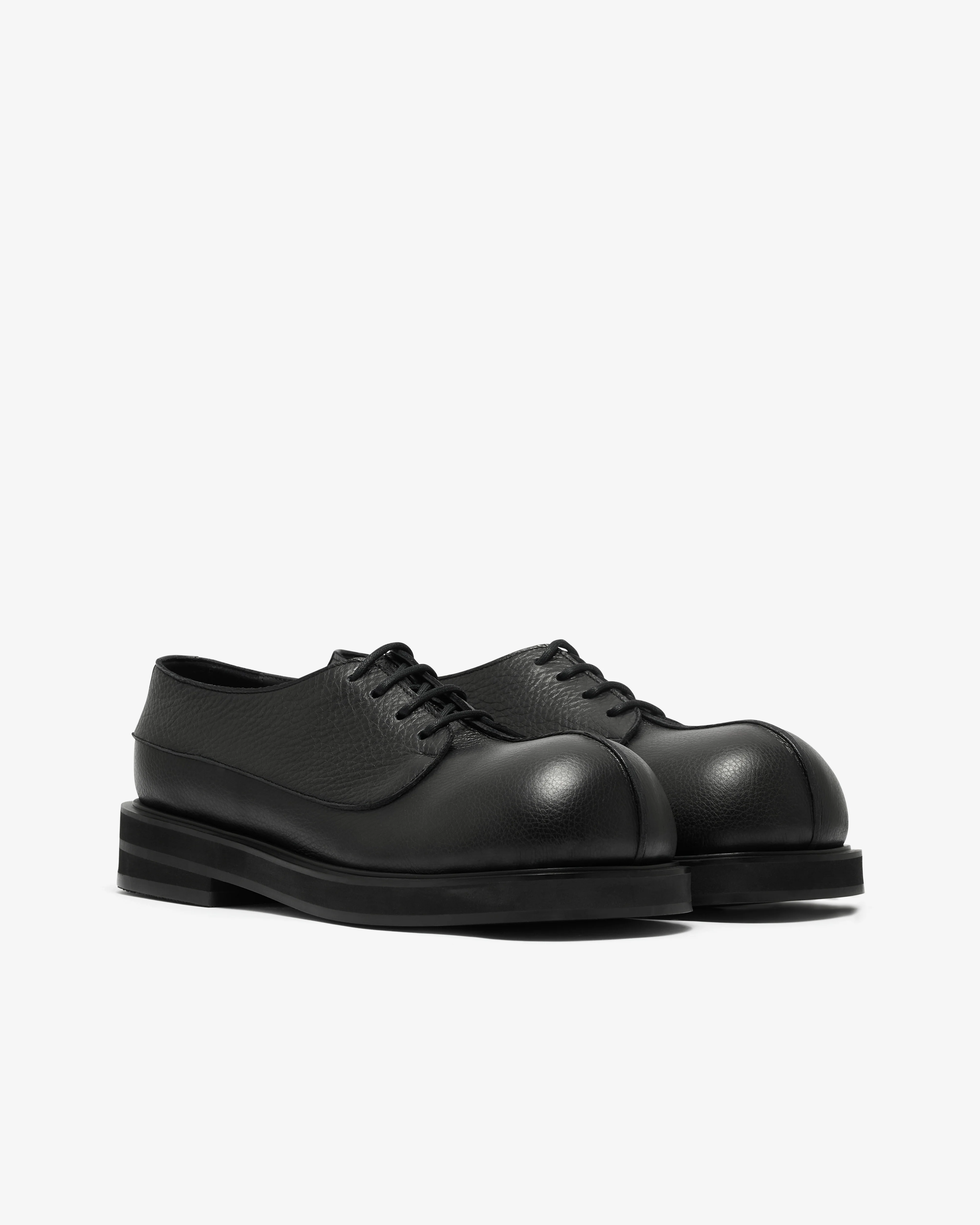 No Idea - Men's Big Foot Full Grain Derby - (Black) - Image 3