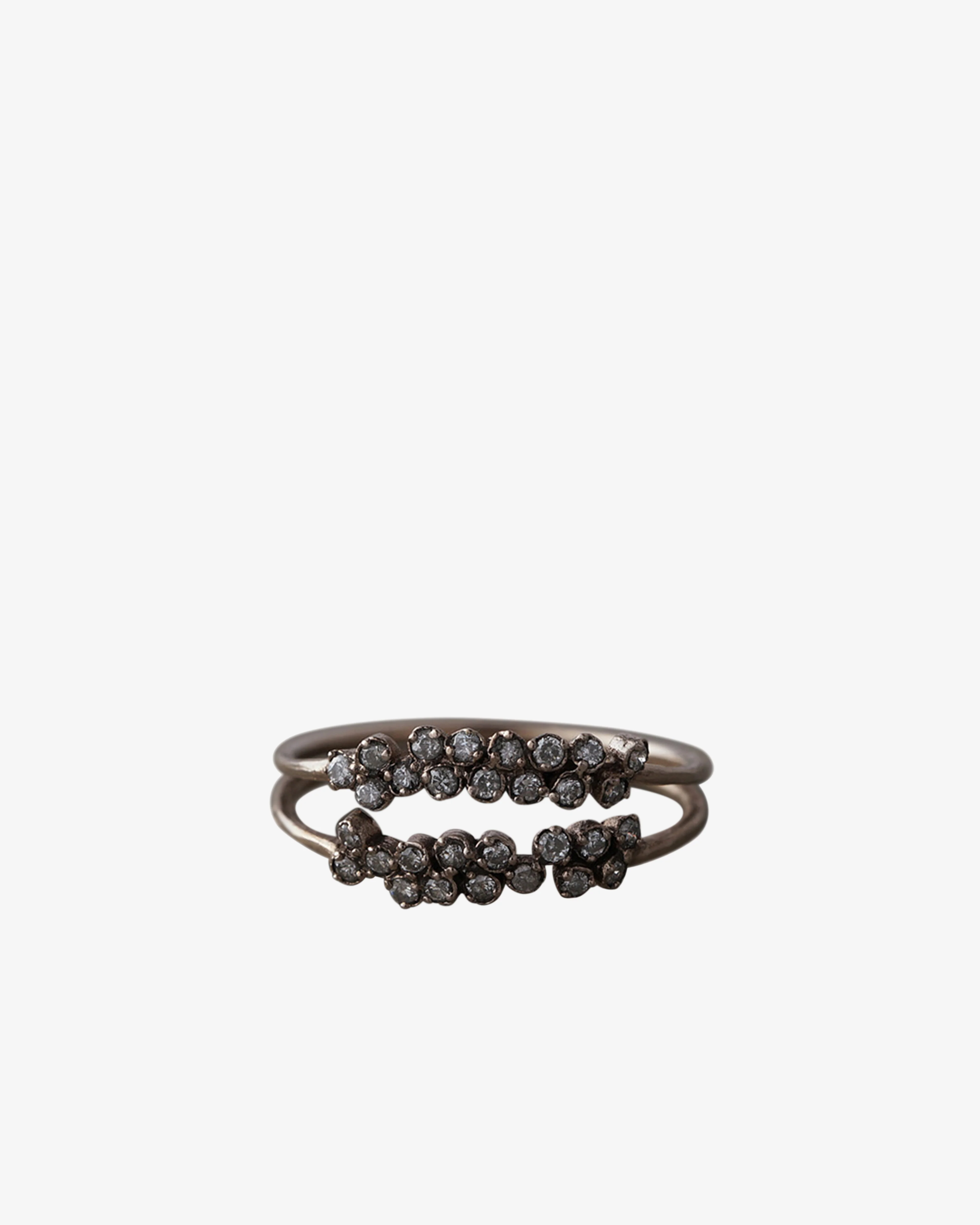 Noguchi Bijoux - White Diamond Ring - (White Gold)