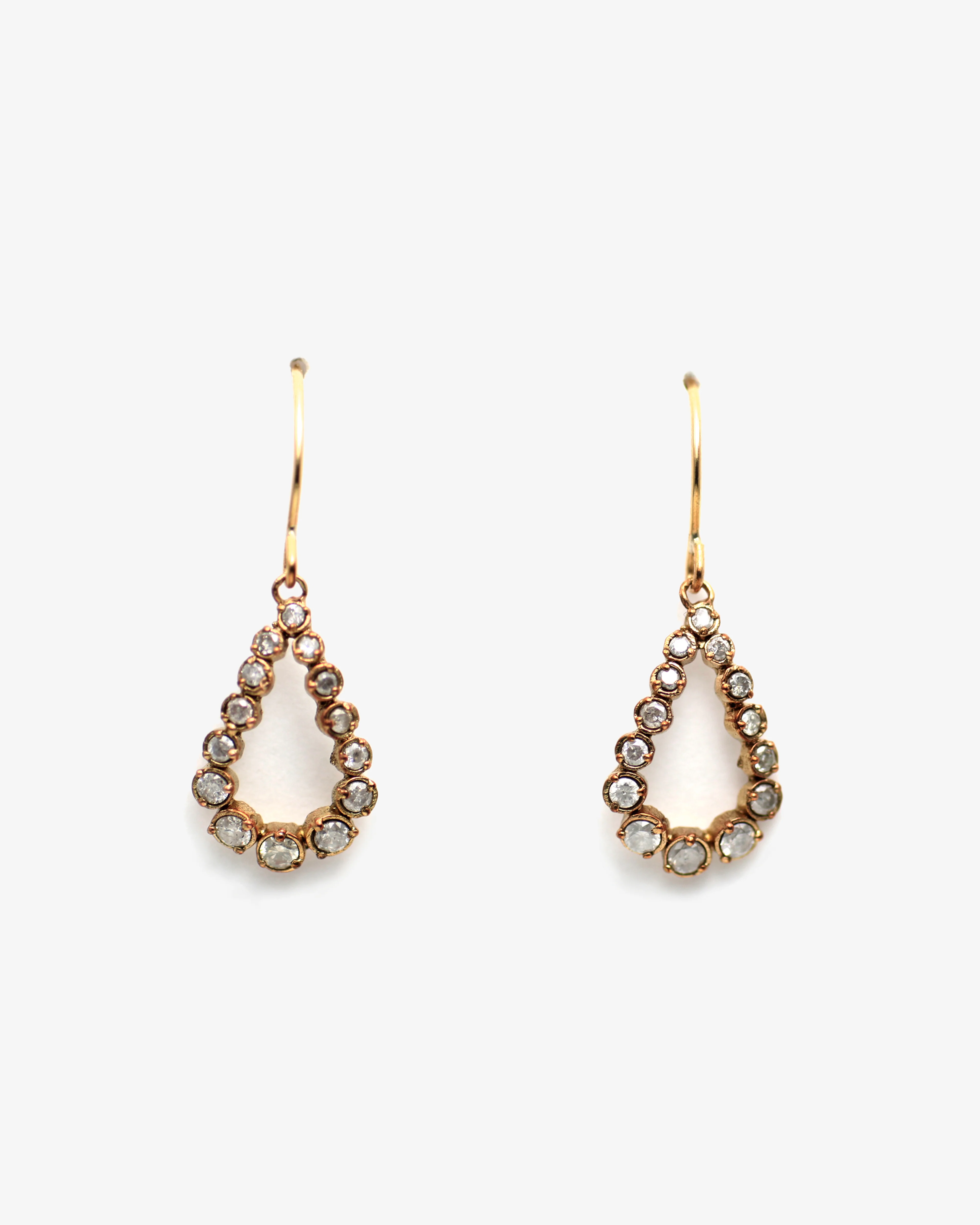 Noguchi Bijoux - Diamond Earrings - (Yellow Gold)
