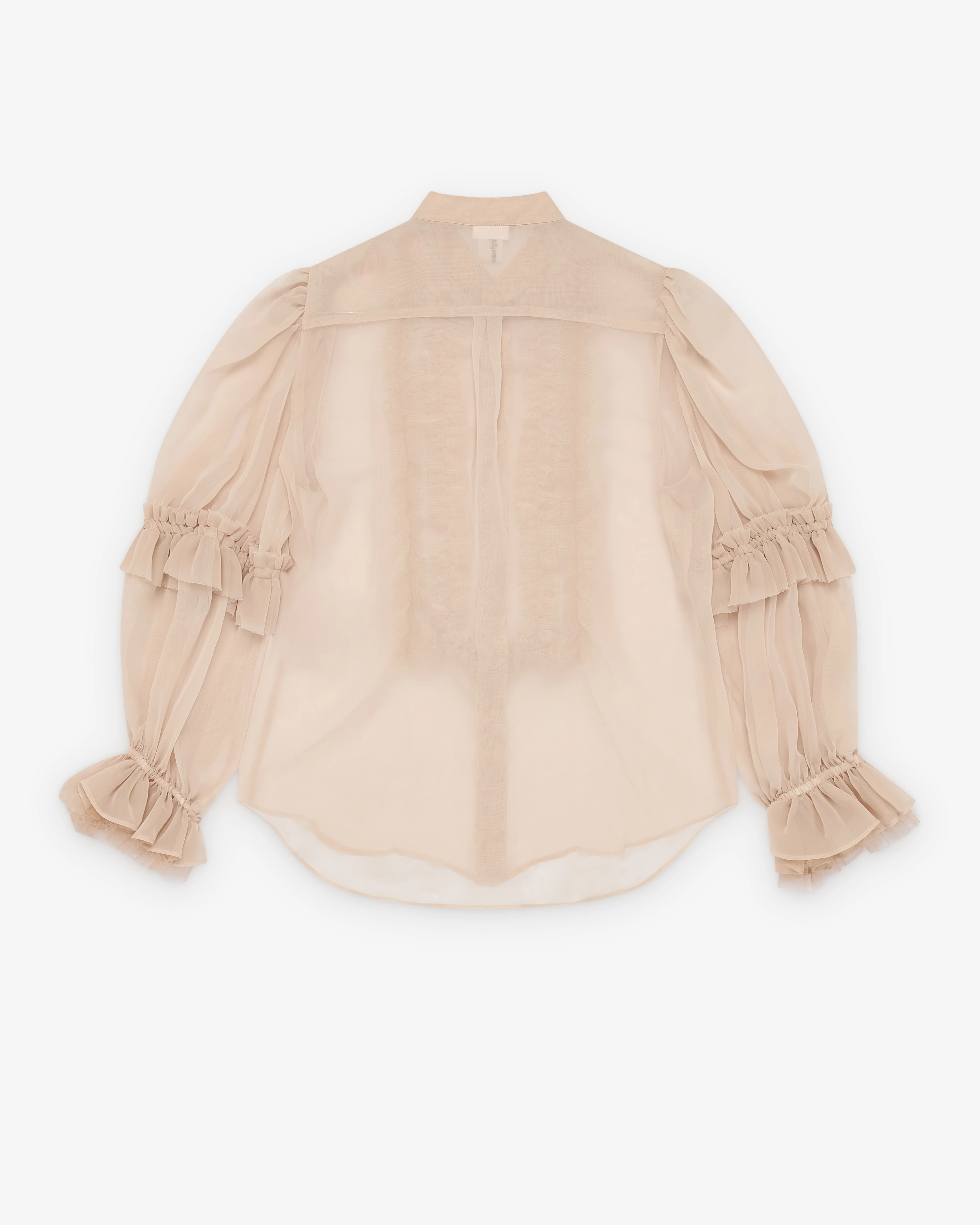 Noir Kei Ninomiya - Women's Polyester Georgette Blouse - (Beige) - Image 2