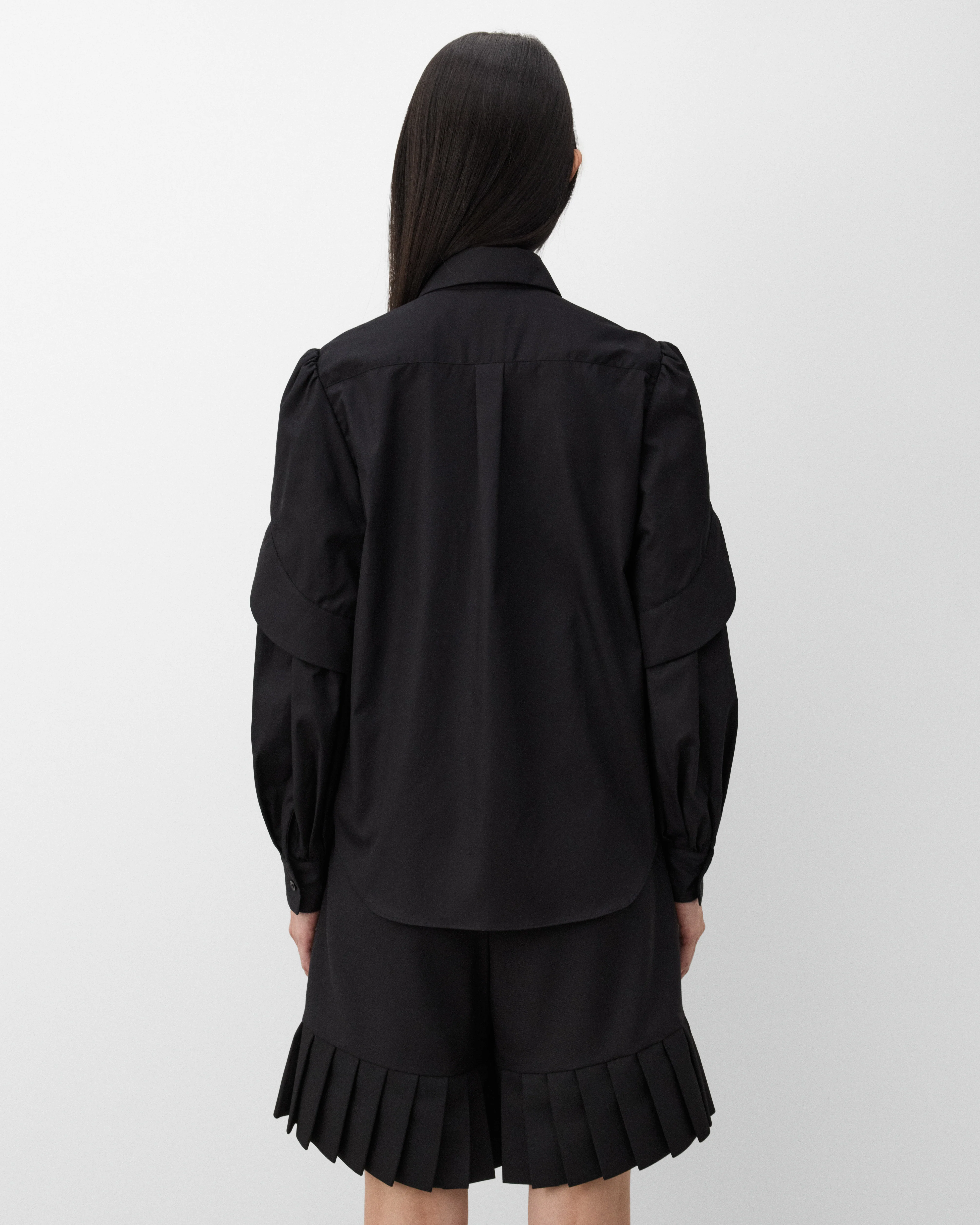 Noir Kei Ninomiya - Women's Star Chain Shirt - (Black) - Image 5