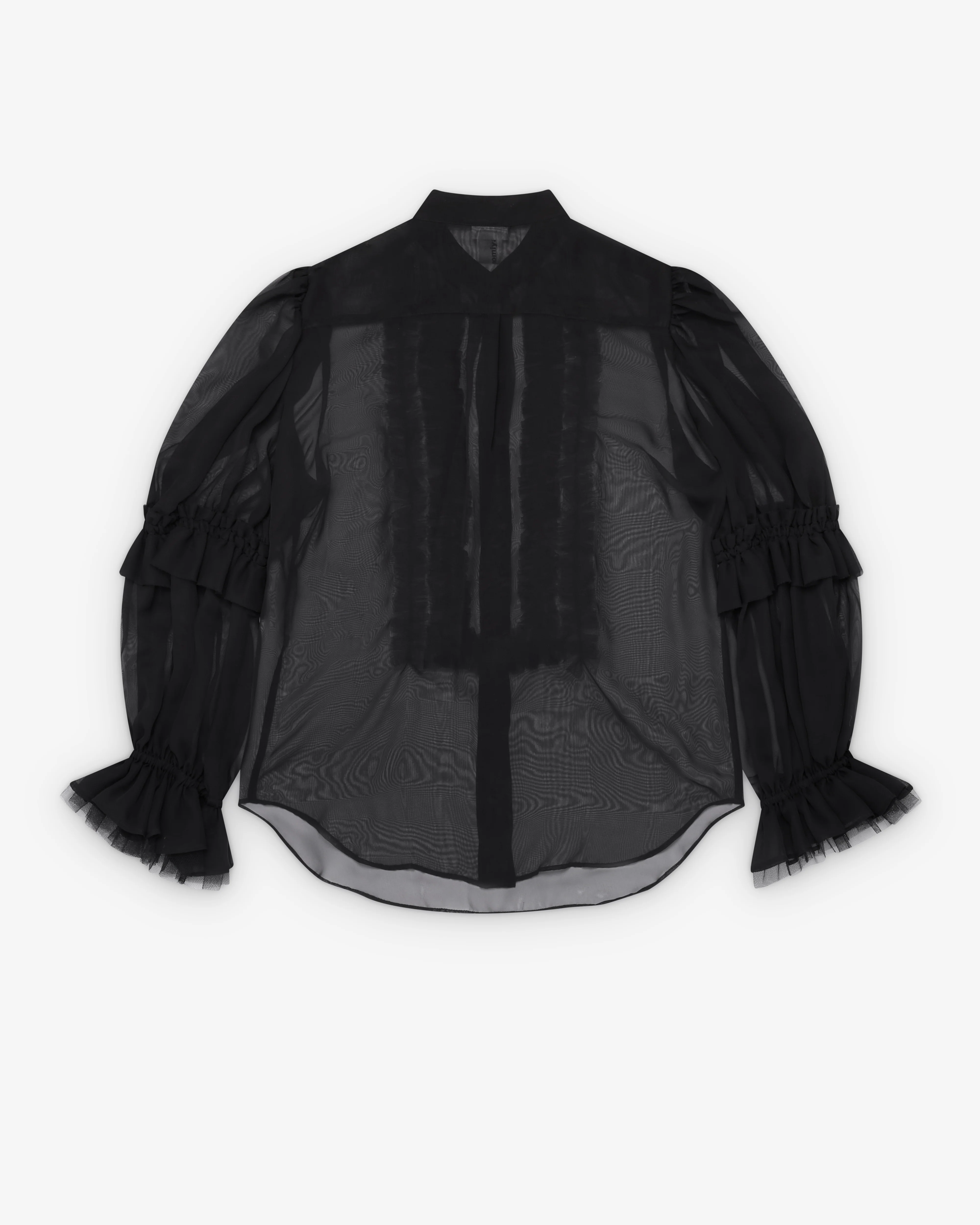 Noir Kei Ninomiya - Women's Polyester Georgette Blouse - (Black) - Image 2