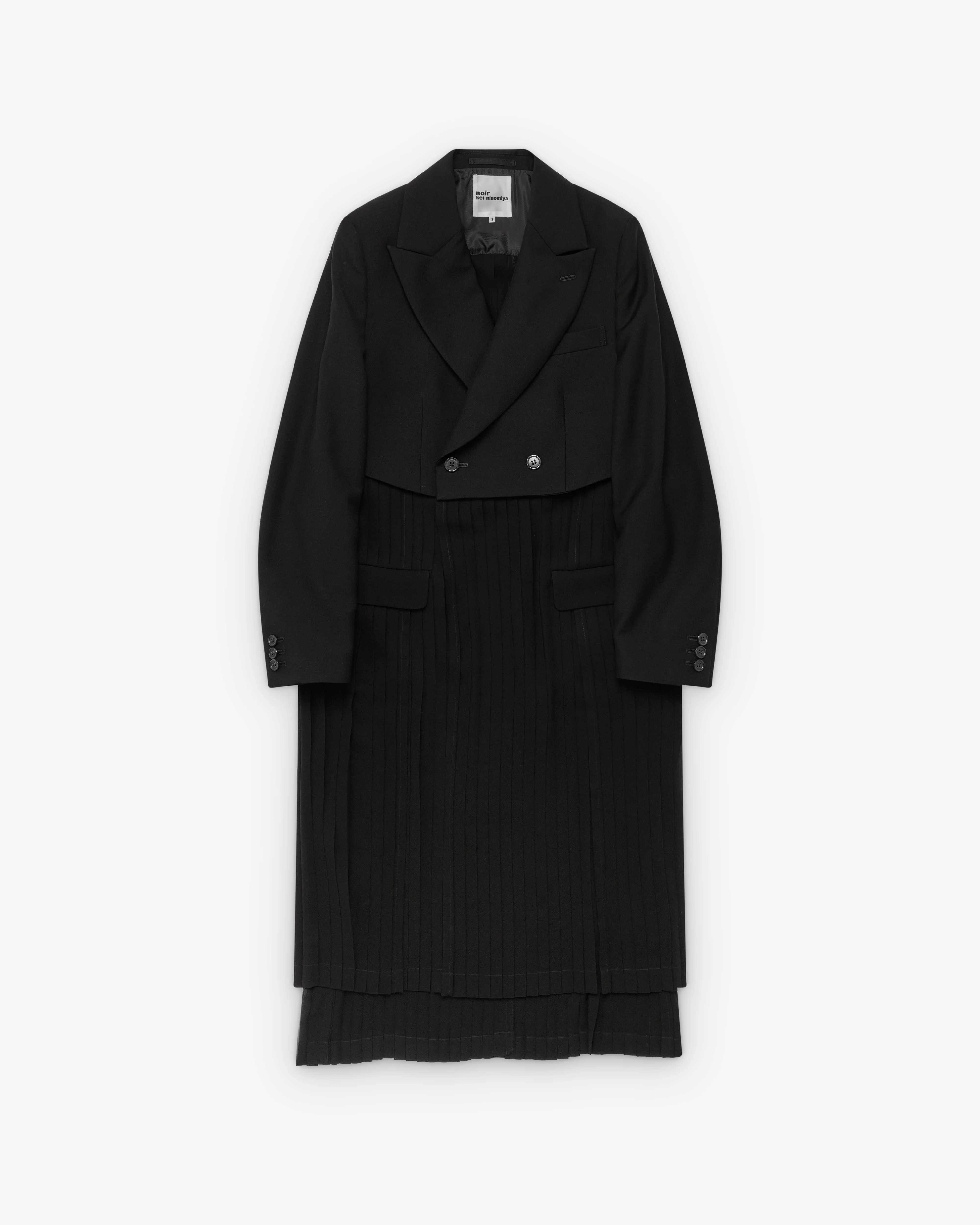 Noir Kei Ninomiya - Women's Pleated Blazer Coat - (Black)