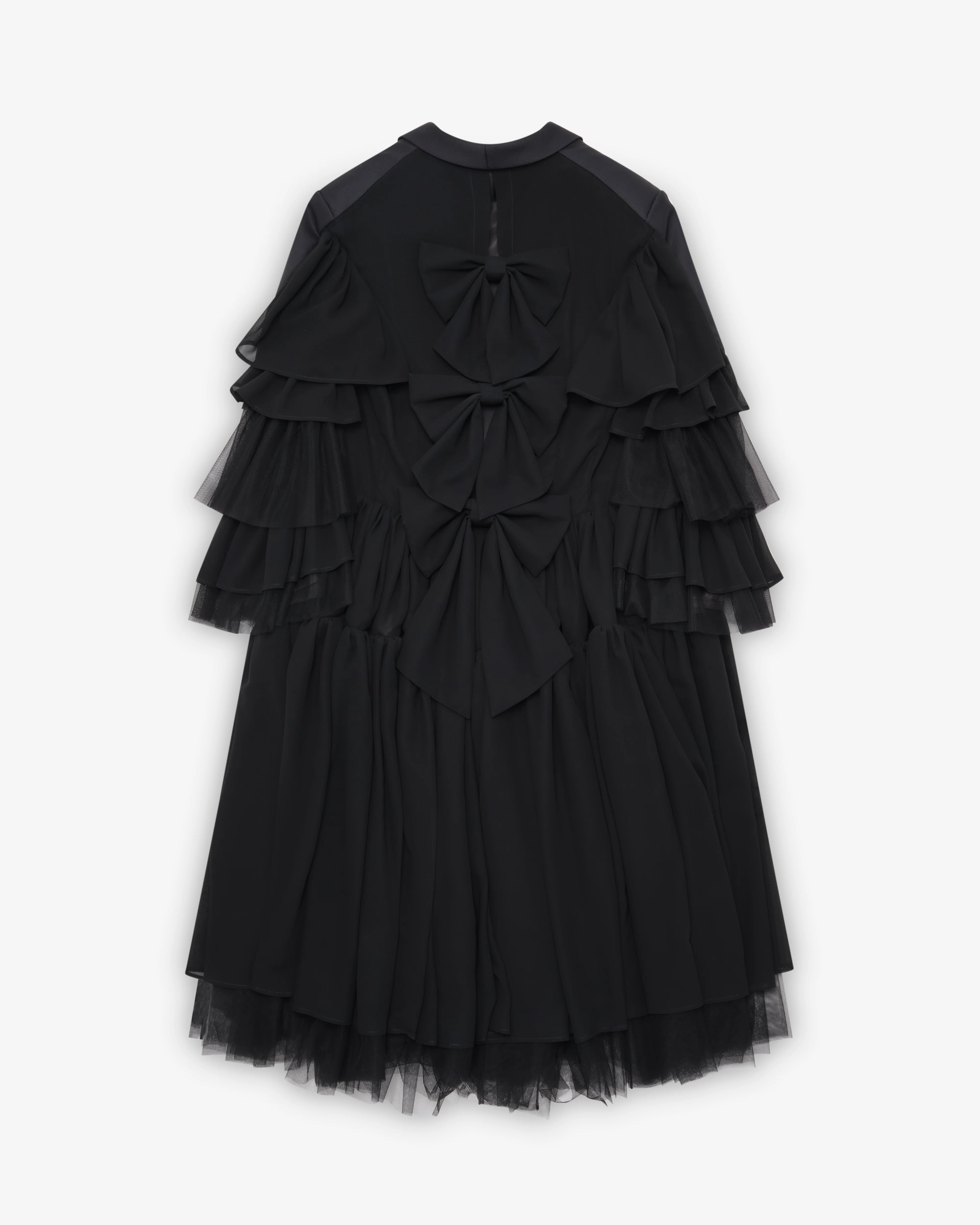 Noir Kei Ninomiya - Women's Tulle-Layered Jacket - (Black) - Image 2