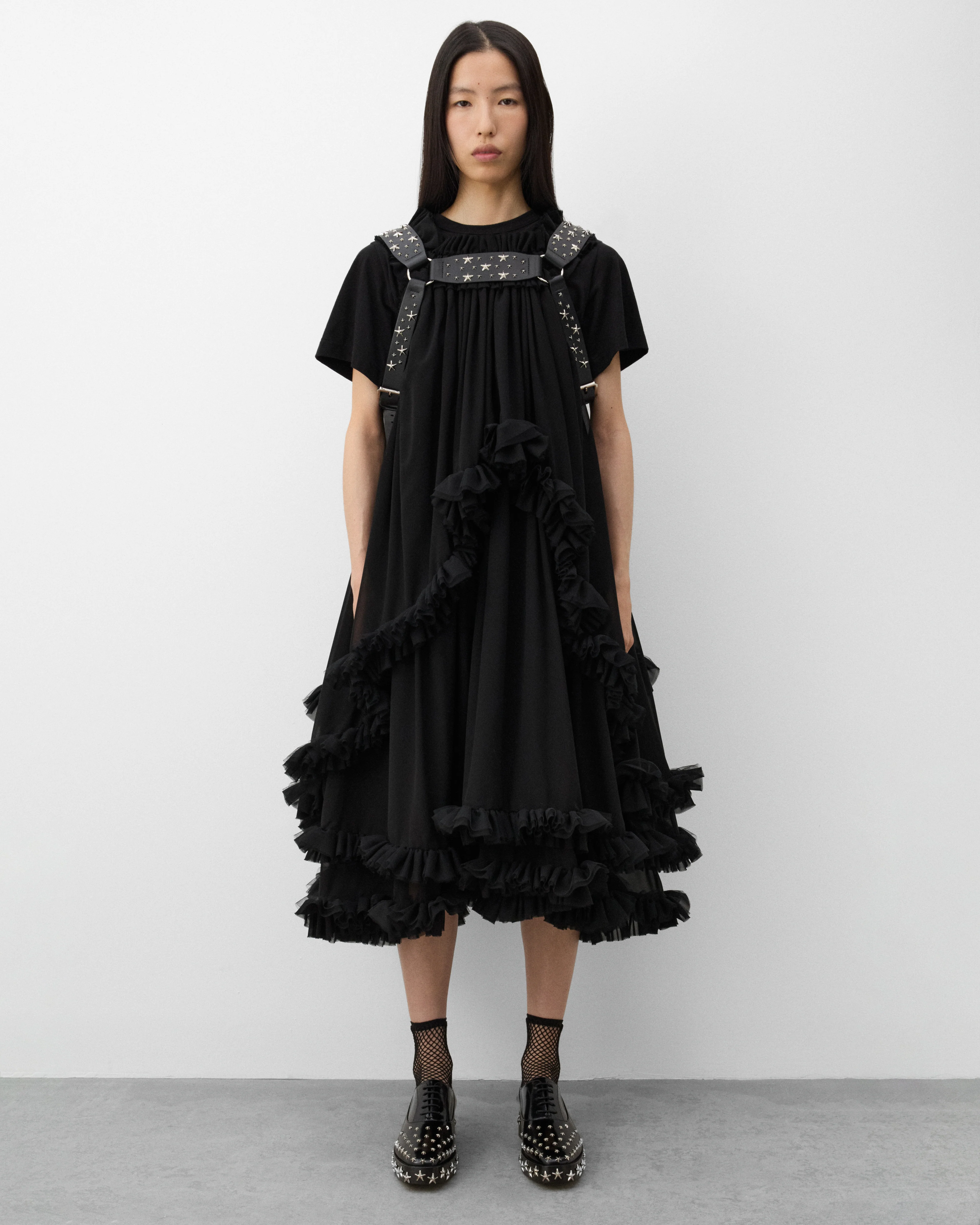 Noir Kei Ninomiya - Women's Tulle Maxi Dress - (Black) - Image 6