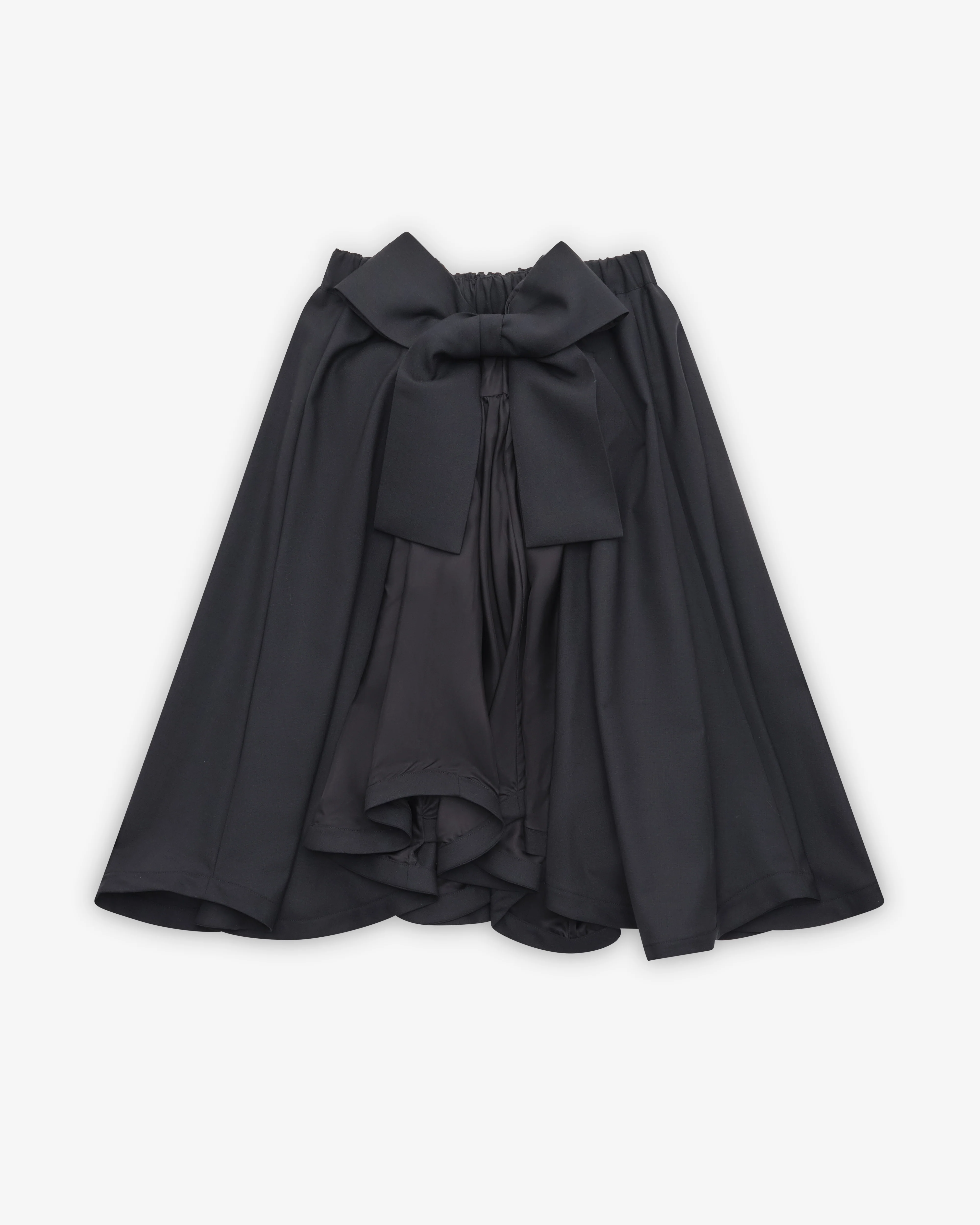 Noir Kei Ninomiya - Women's Bow Skirt - (Black)