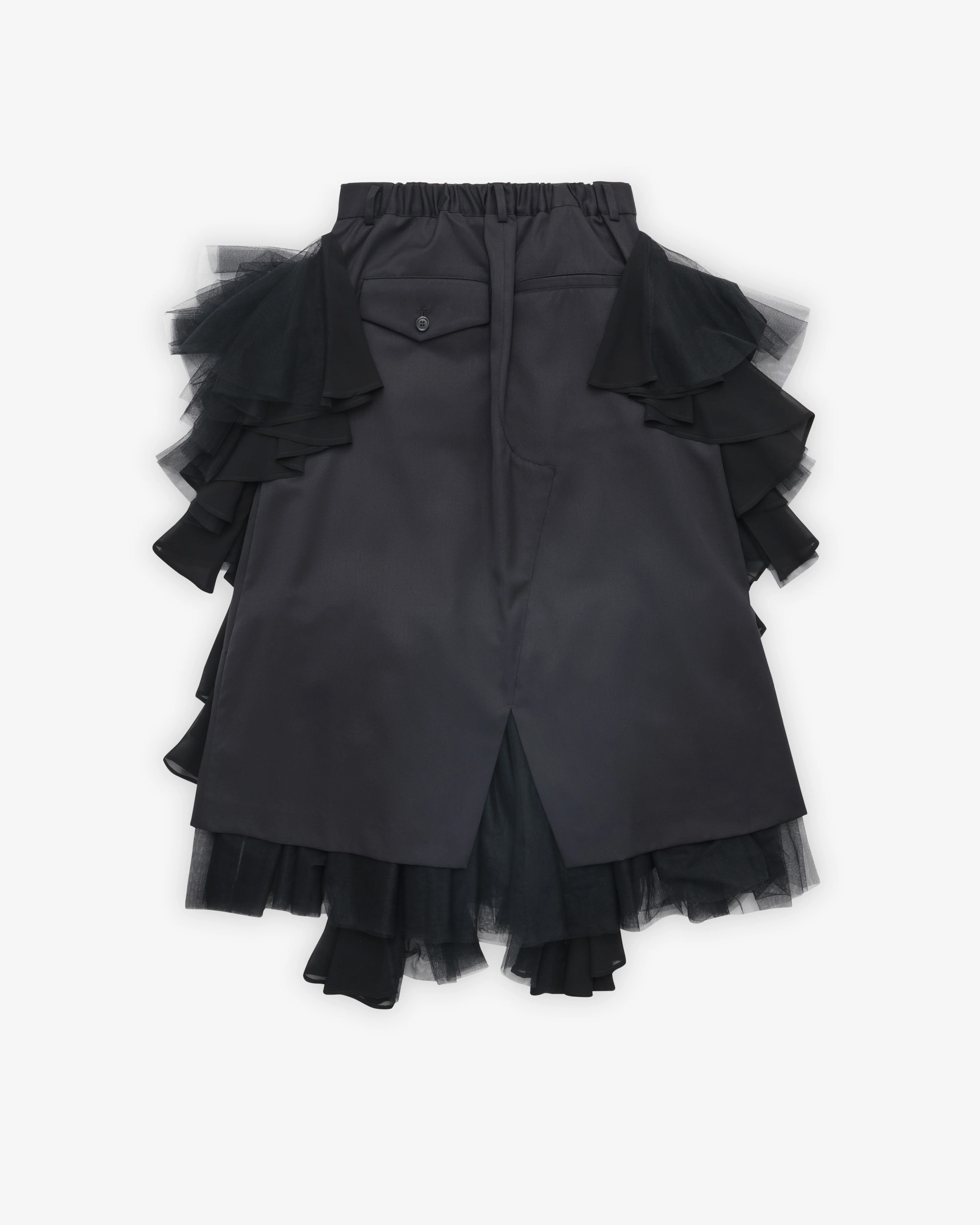 Noir Kei Ninomiya - Women's Ruffled Skirt - (Black) - Image 2