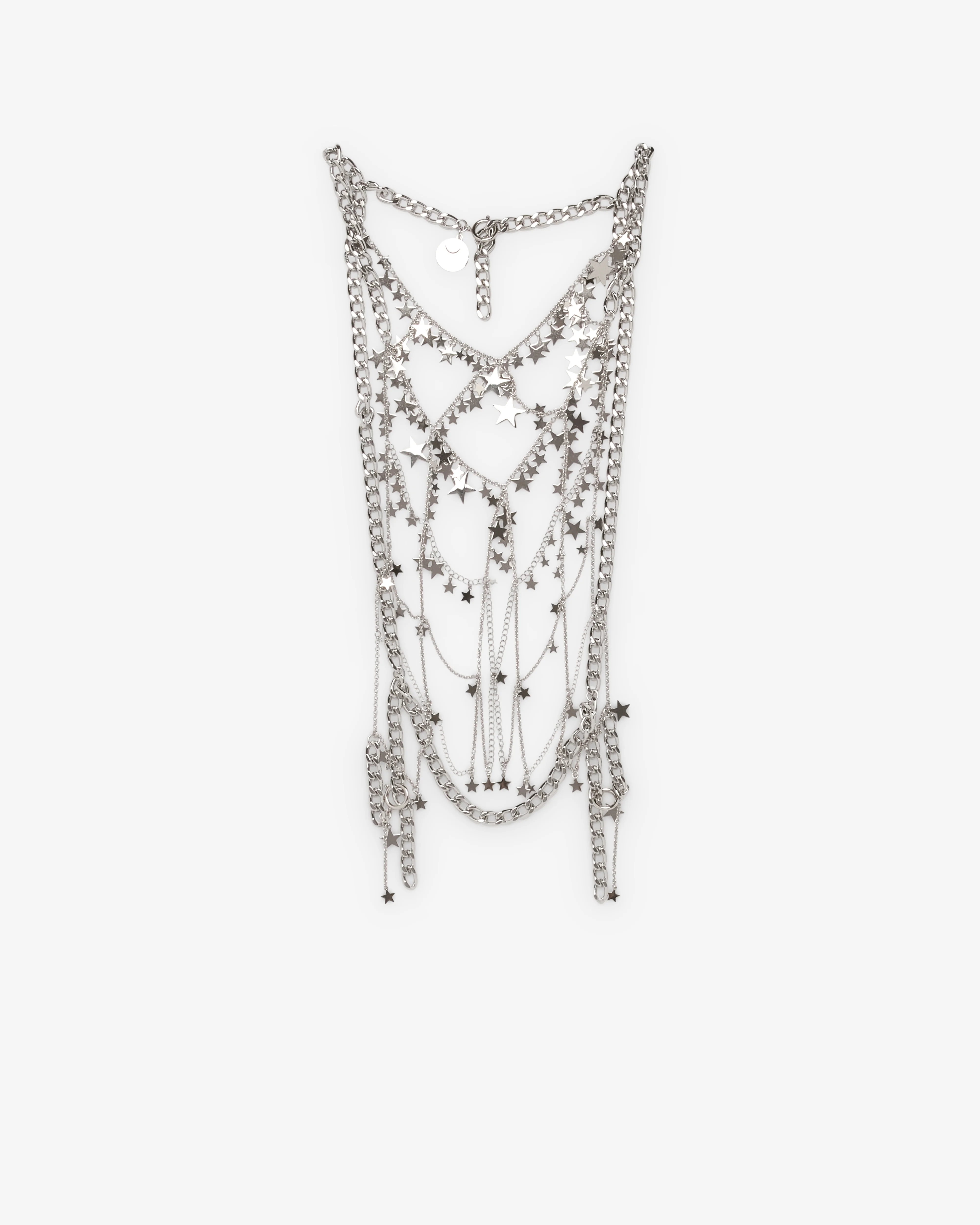 Noir Kei Ninomiya - Women's Metal Stars Harness - (Silver)