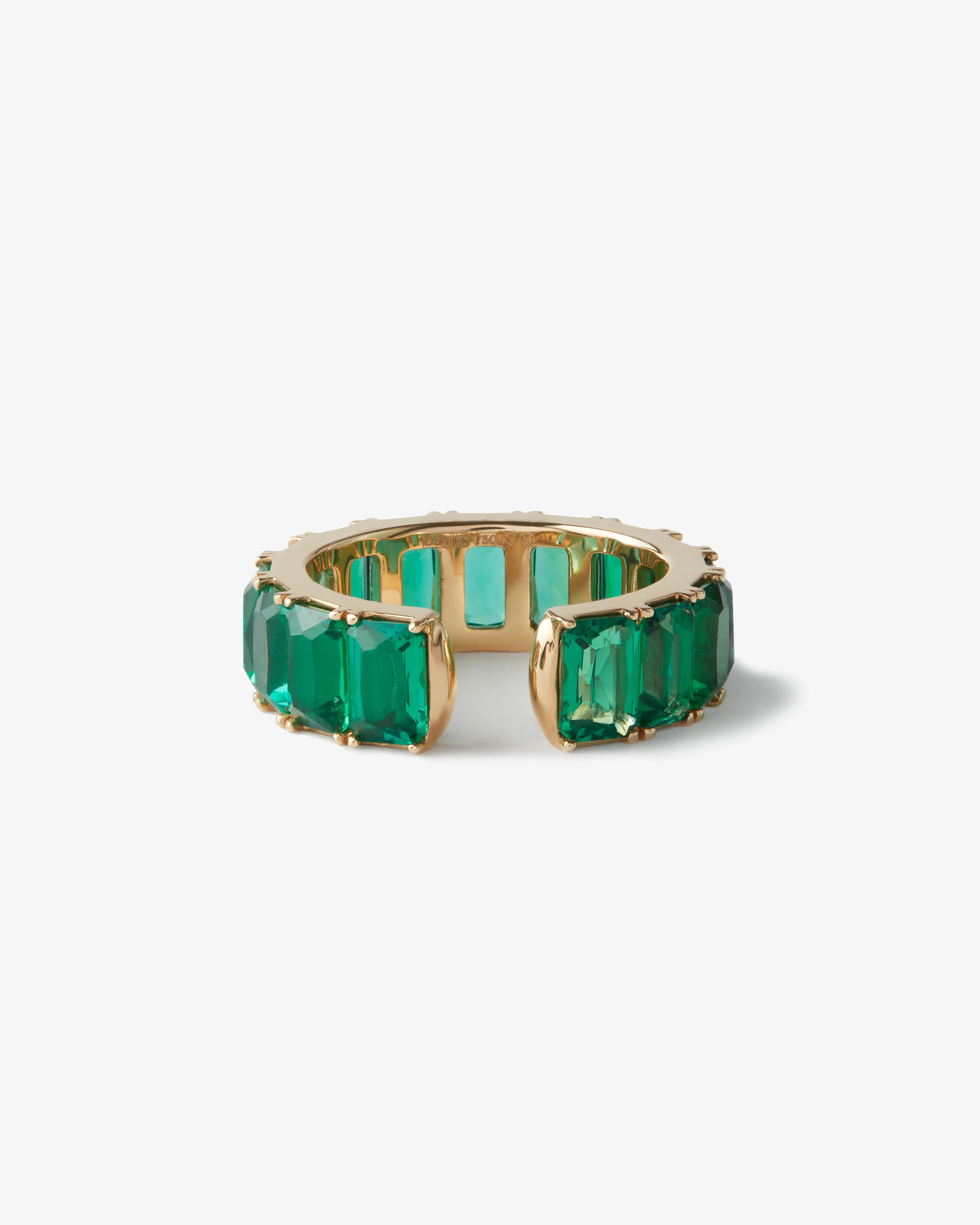 Nomis - Women's Simon Ear Cuff and Ring - (Green) - Image 2