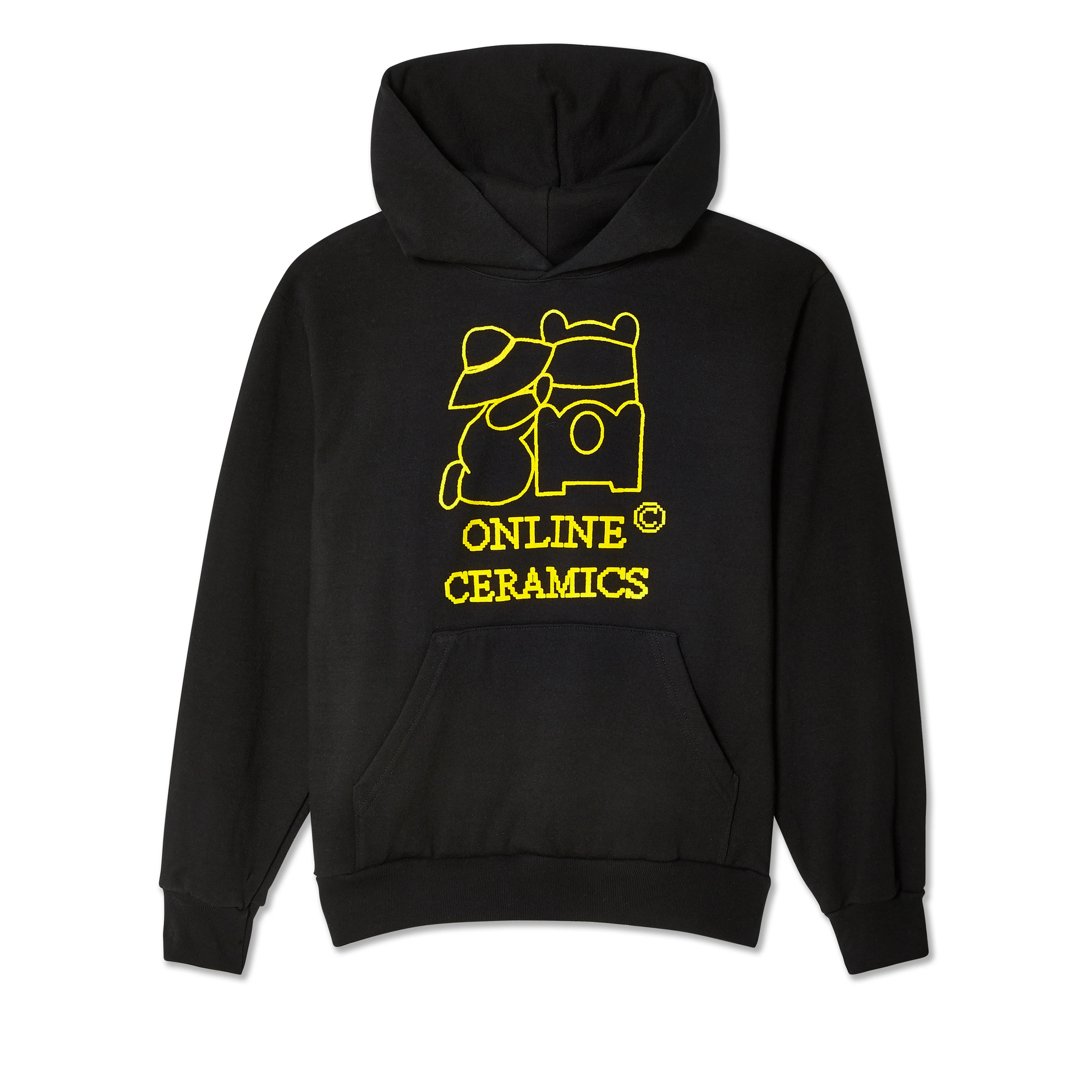 Online Ceramics - Men's Praying Child Logo Hoodie - (Black)