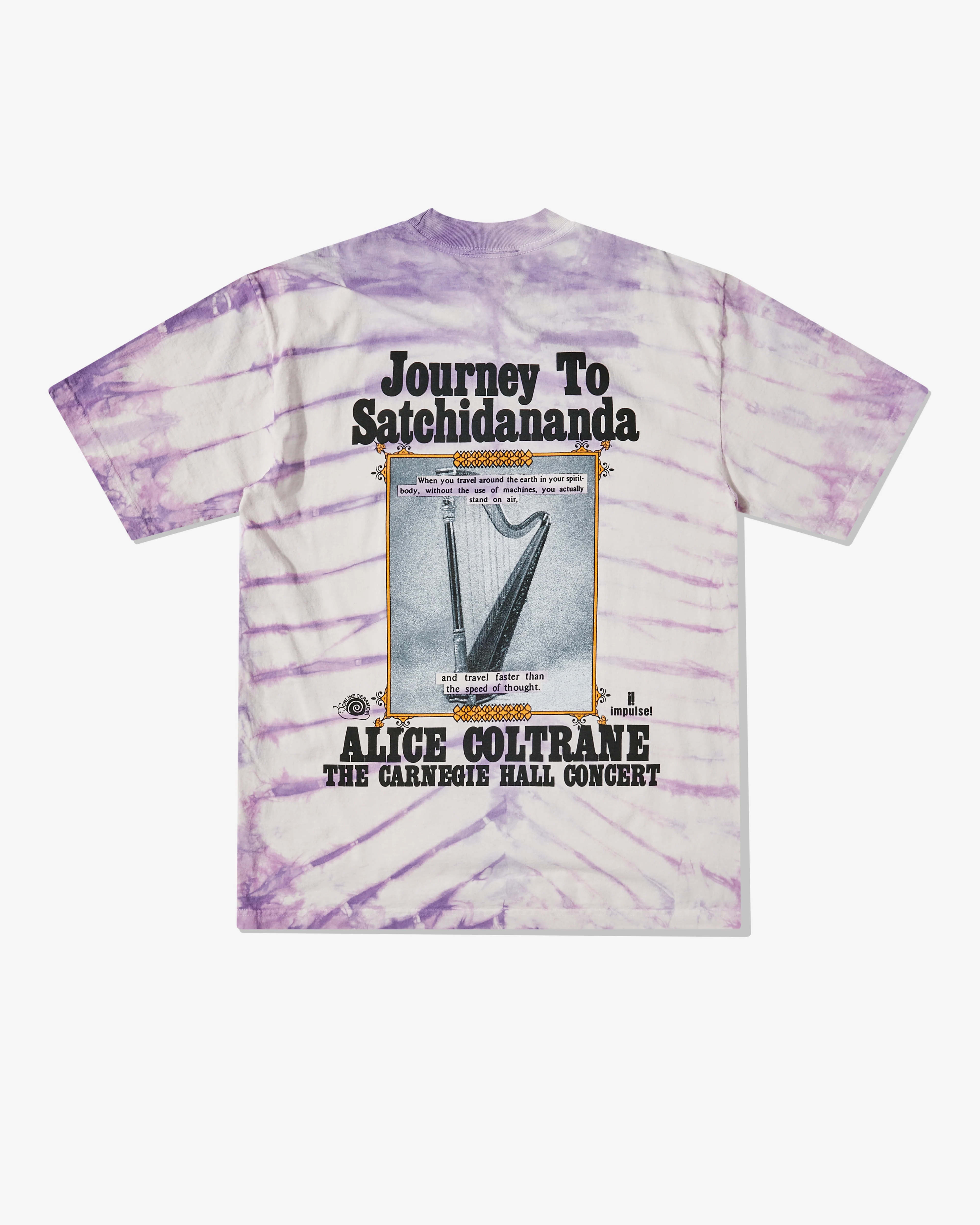 Online Ceramics - Alice Coltrane Men's The Earth Looks So Peaceful From Above T-Shirt - (Tie Dye) - Image 2