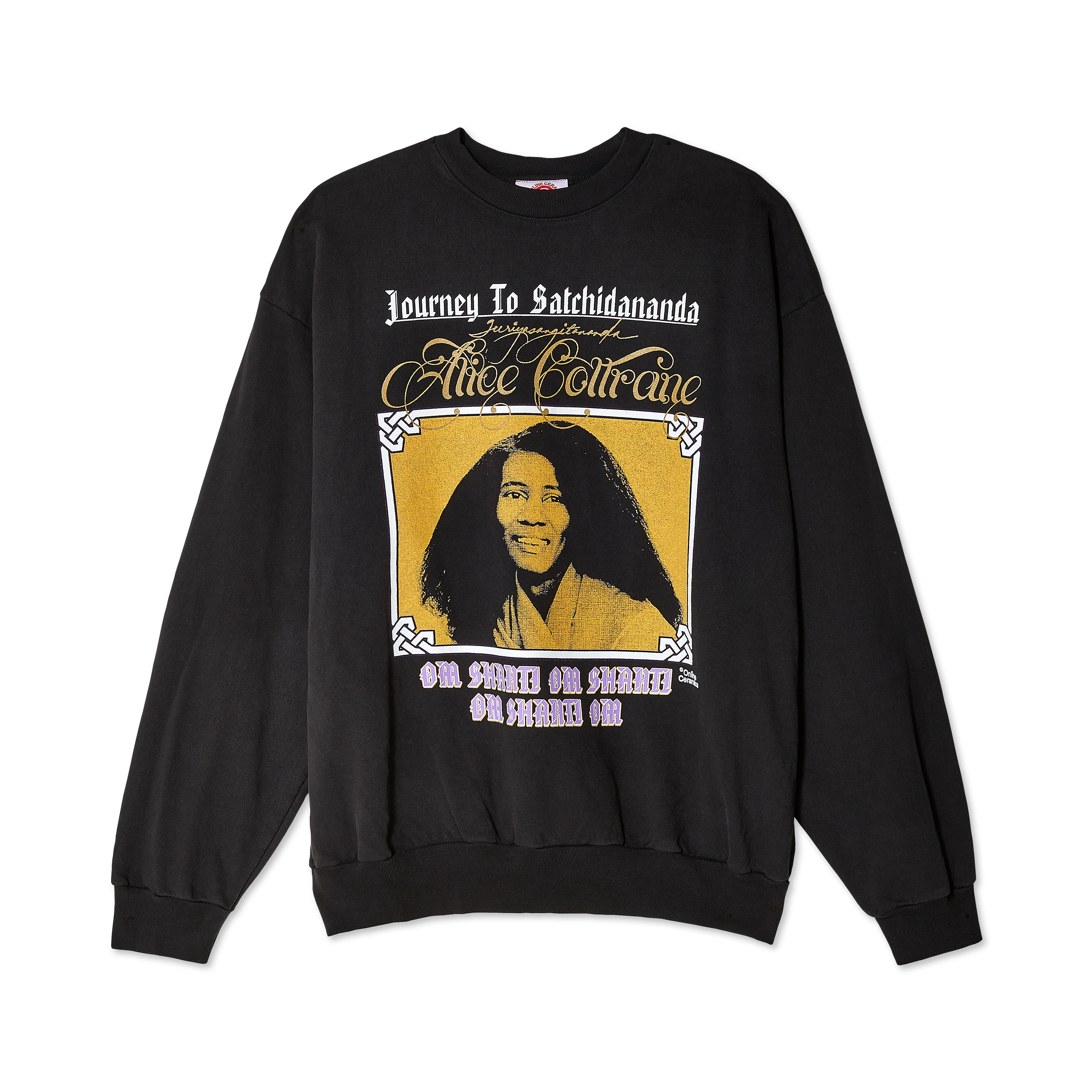 Online Ceramics - Alice Coltrane: Journey To Satchidananda Crewneck - (Black)