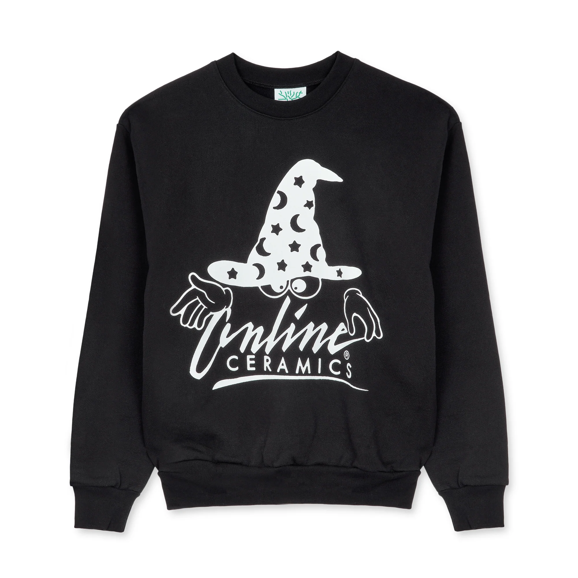 Online Ceramics - Witch Hat Crewneck - (Black)