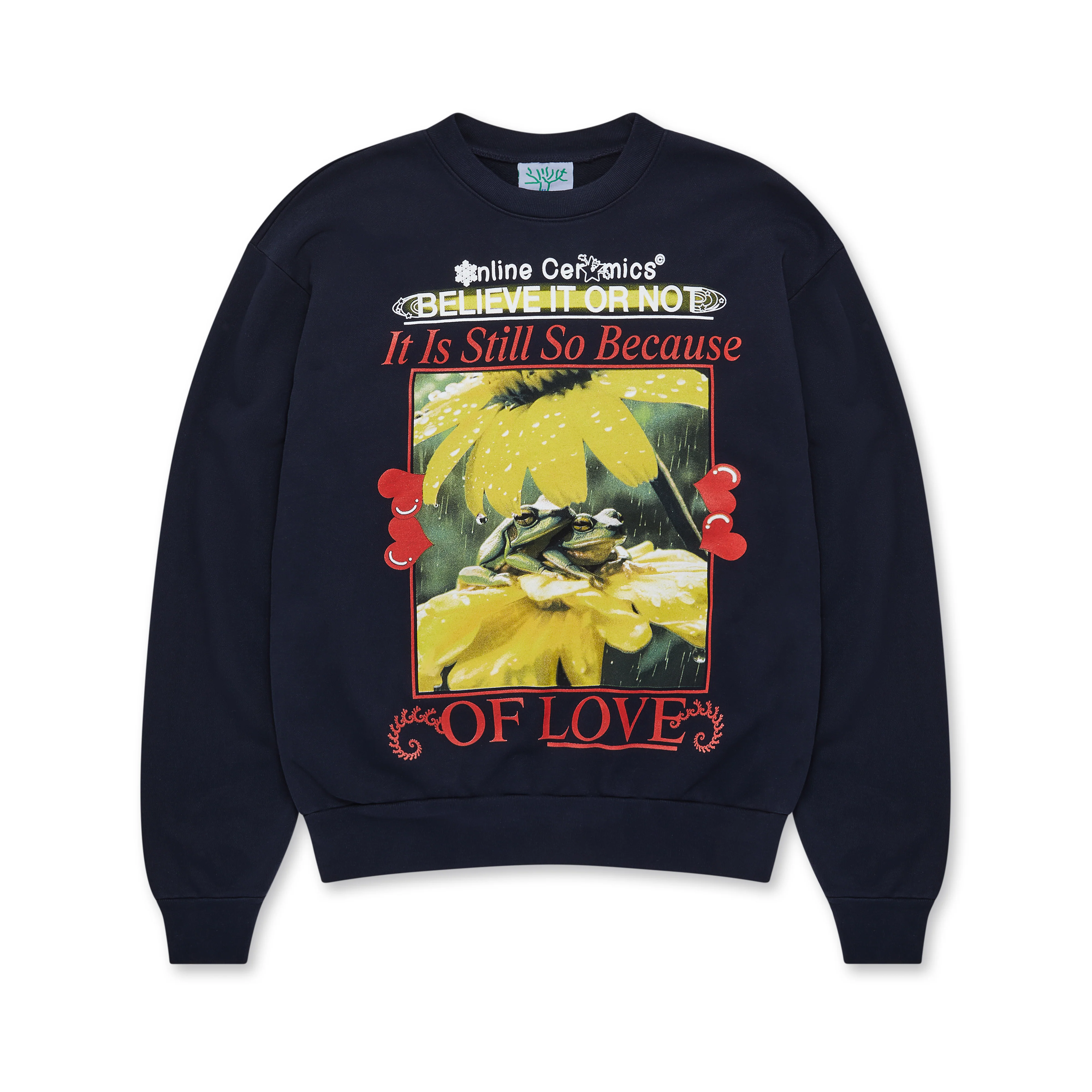 Online Ceramics - Because Of Love Crew - (Navy)