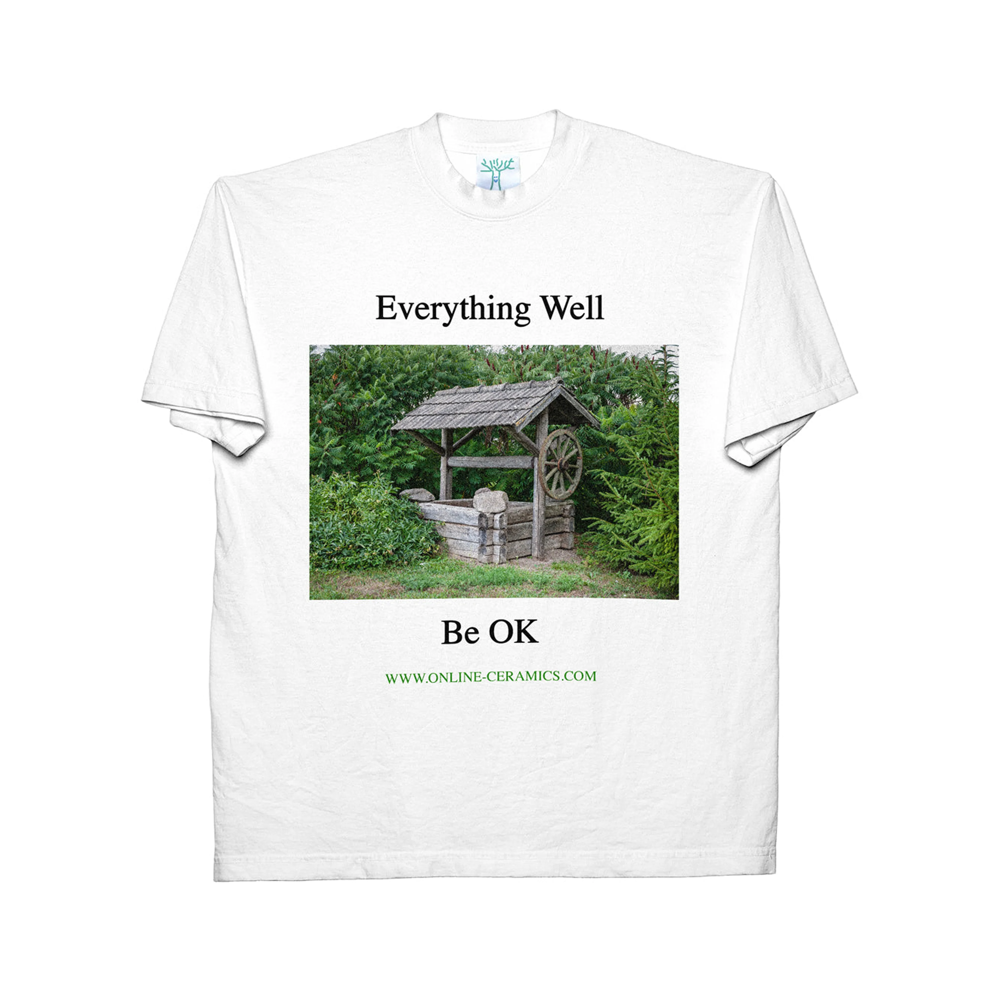 Online Ceramics - Men's Everything Well Be Ok T-Shirt - (White)
