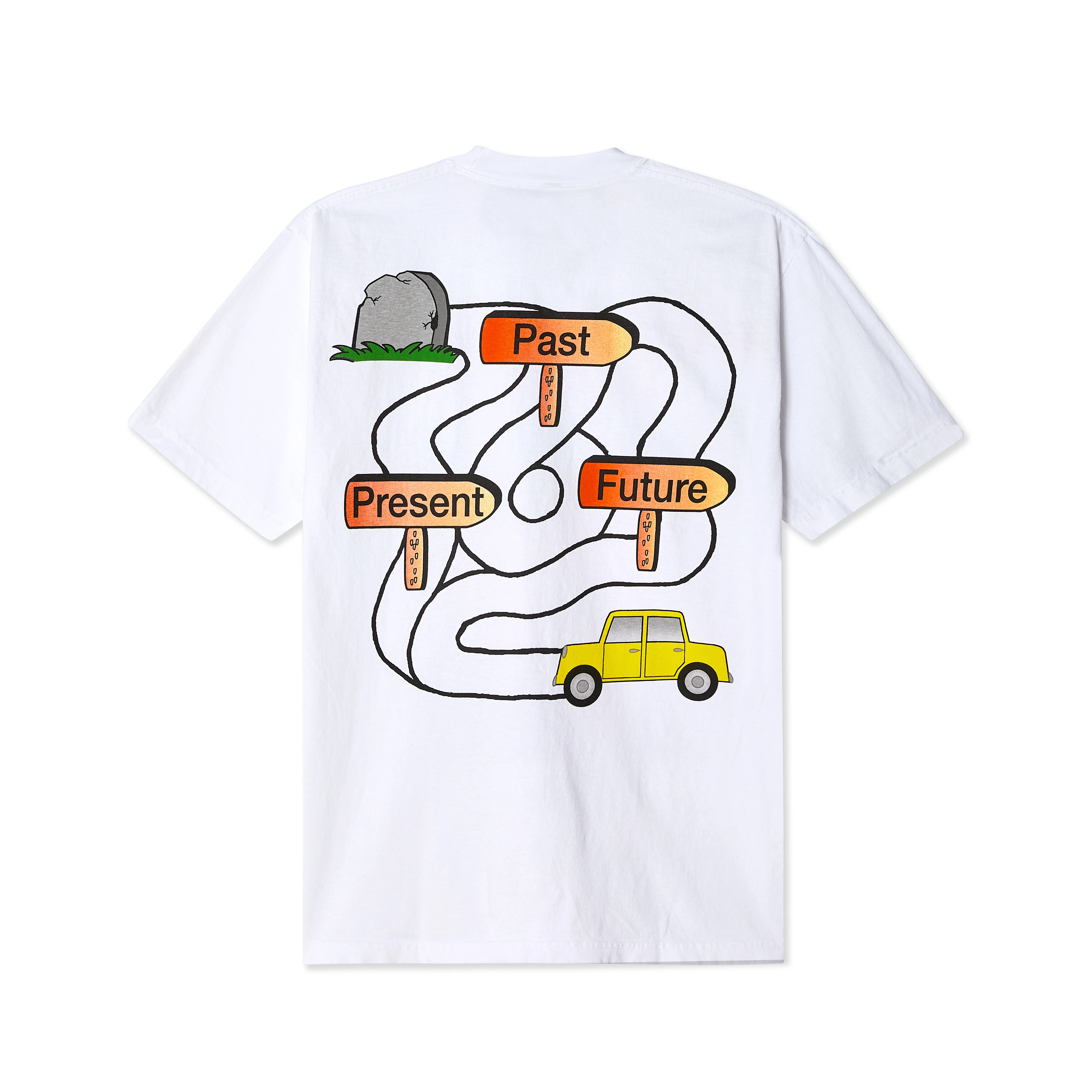Online Ceramics - It’s Only A Short Trip T-Shirt - (White) - Image 2