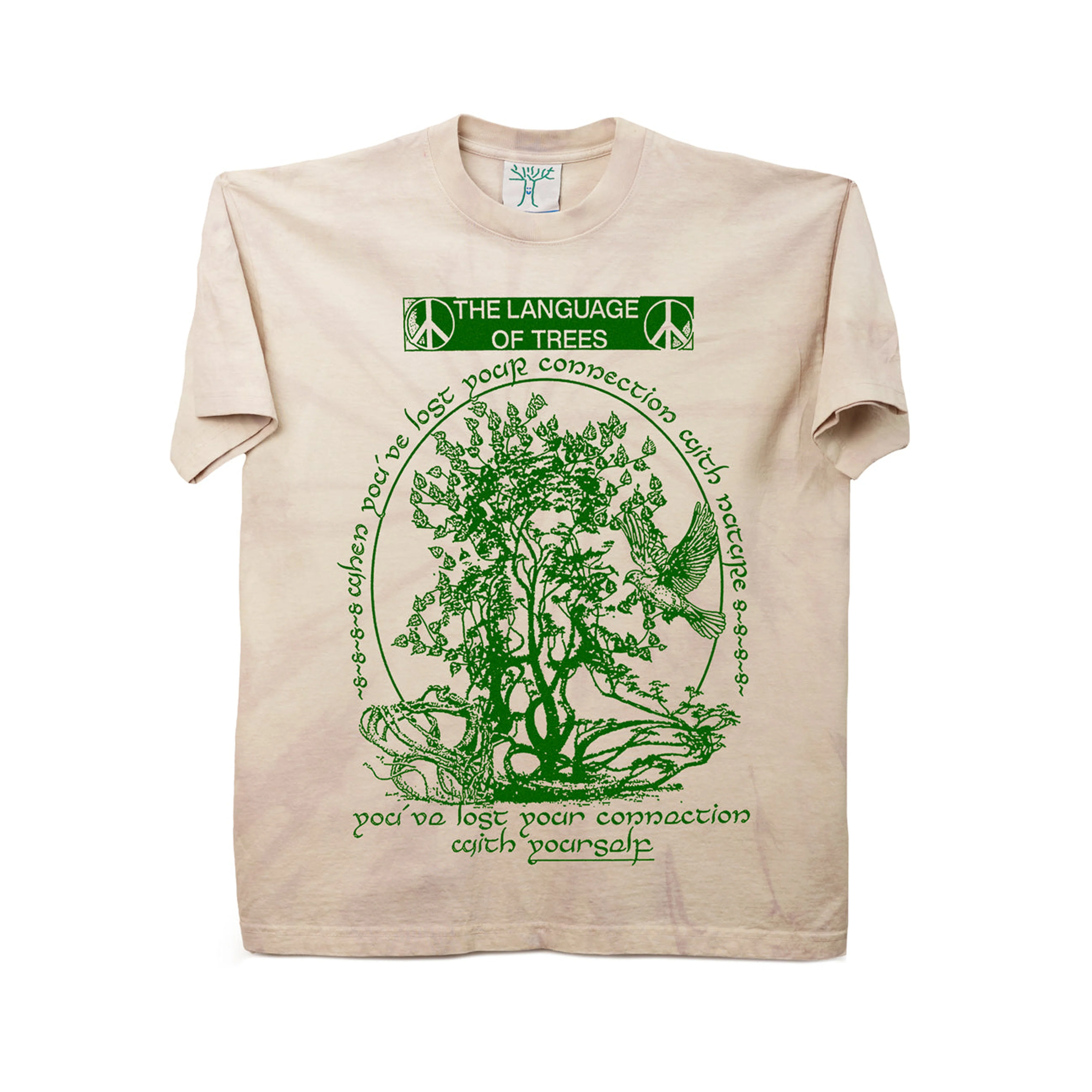 Online Ceramics - Men's Looking At A Tree Tee - (Tie Dye)
