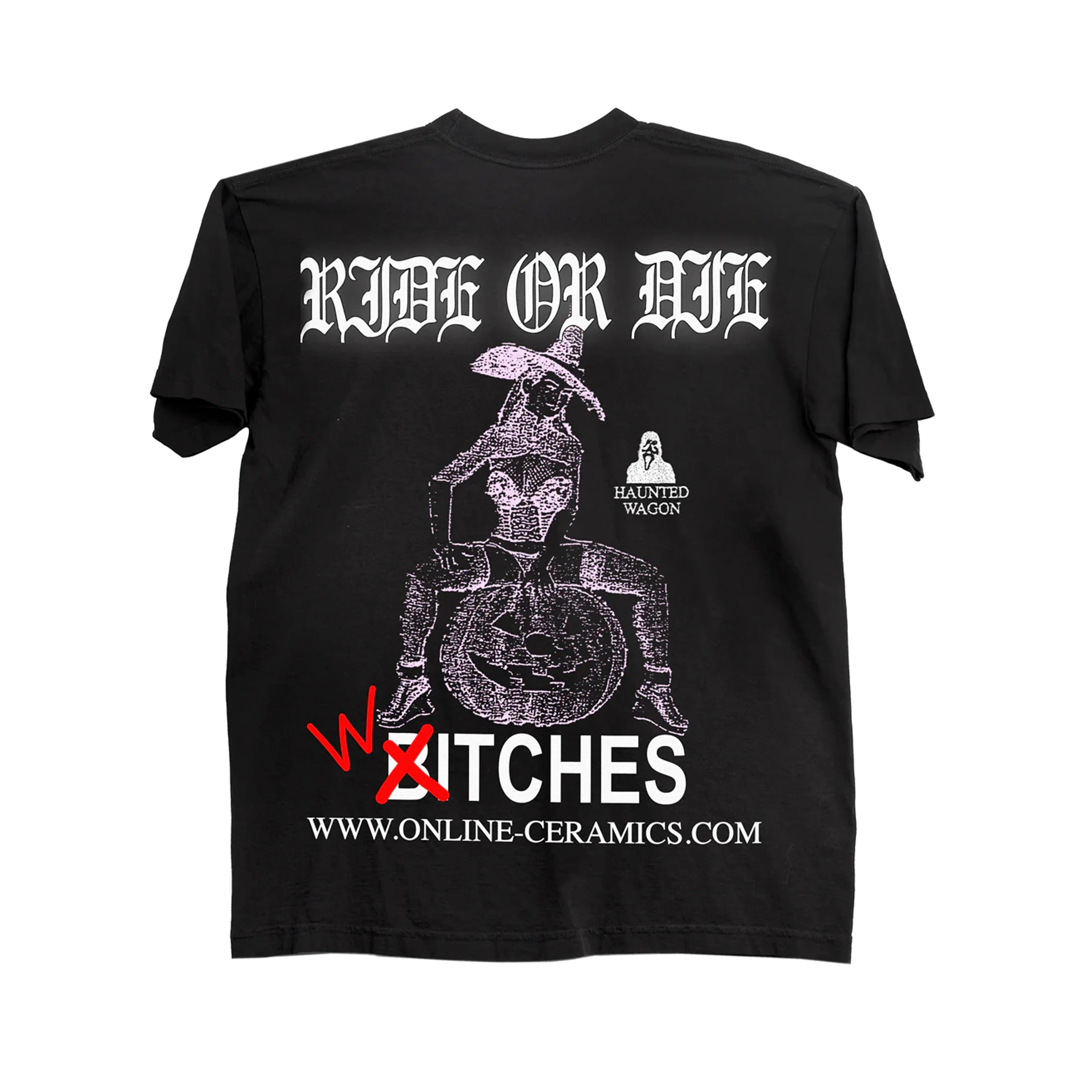 Online Ceramics - Dilara Men's Ride Or Die T-Shirt - (Black) - Image 2