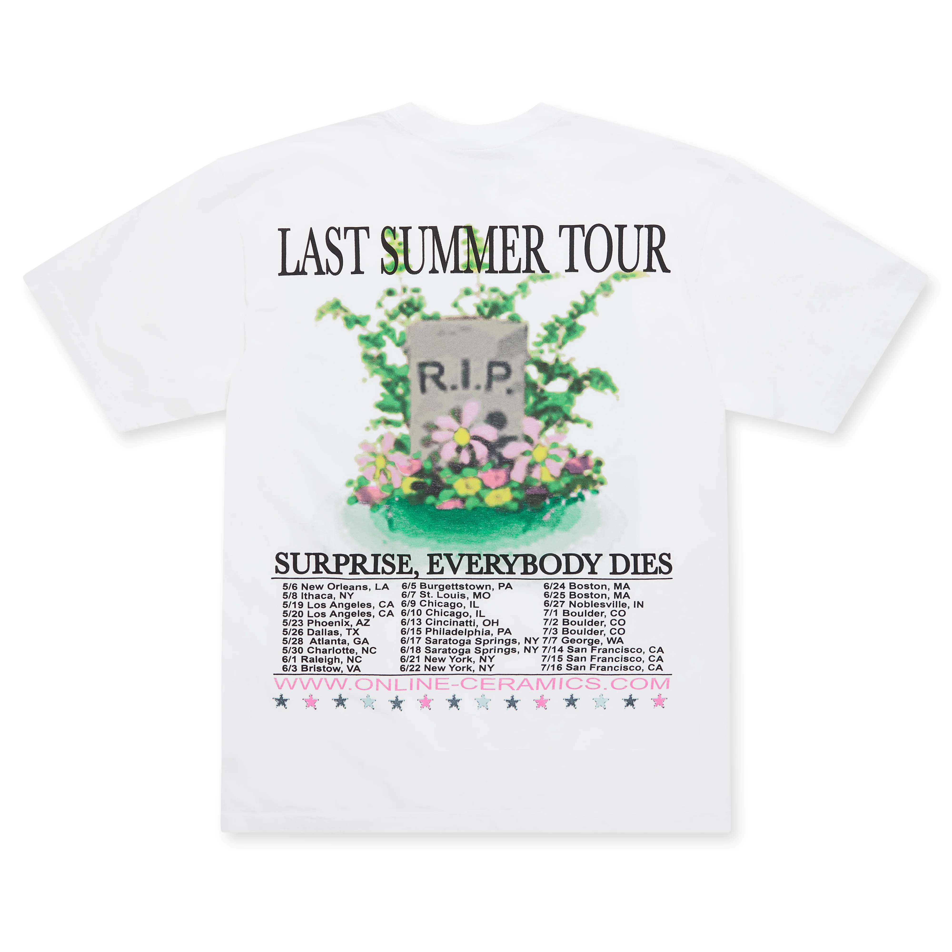 Online Ceramics - Truckin' Tee - (White) - Image 2