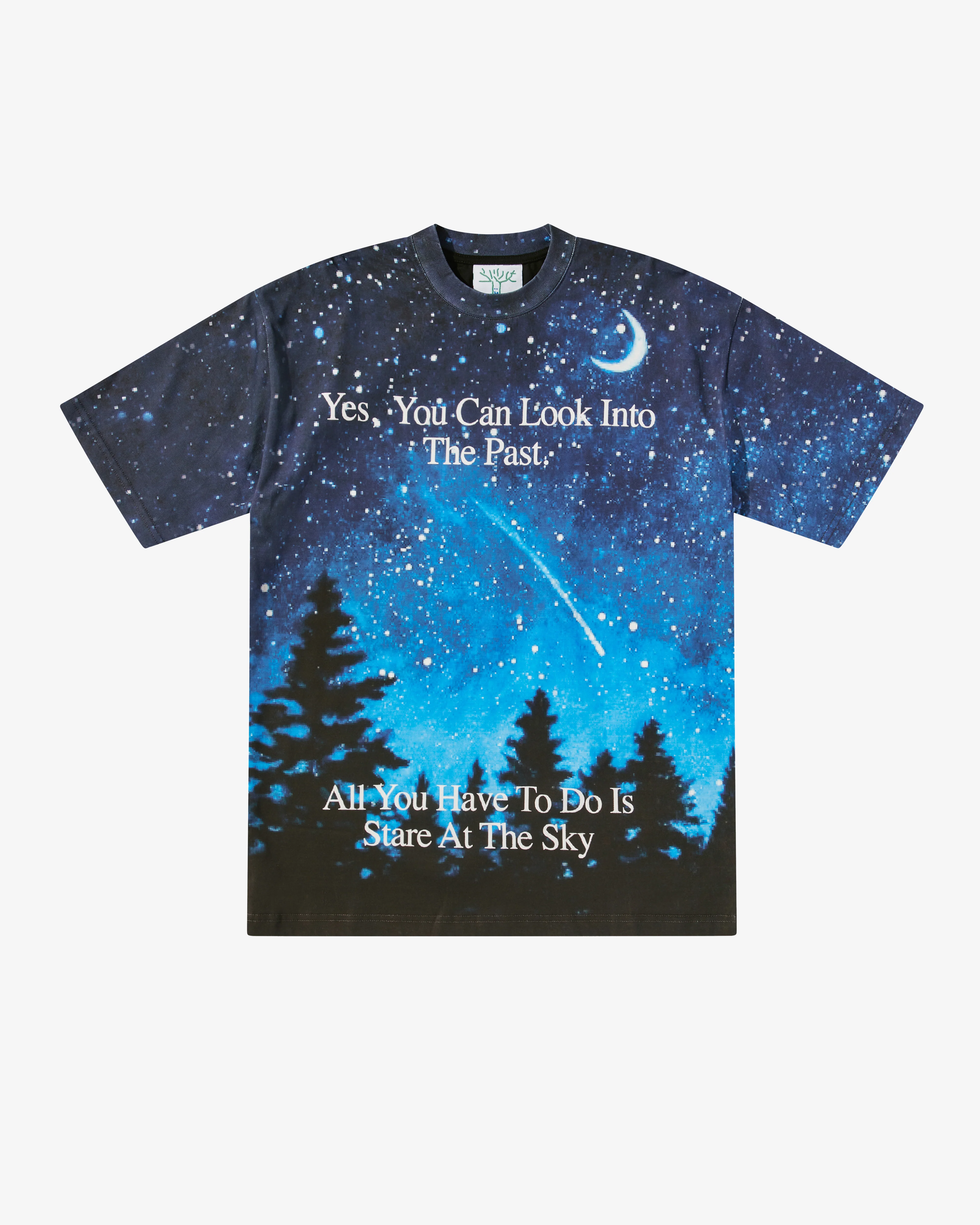 Online Ceramics - Men's Stare At The Stars T-Shirt - (Black)