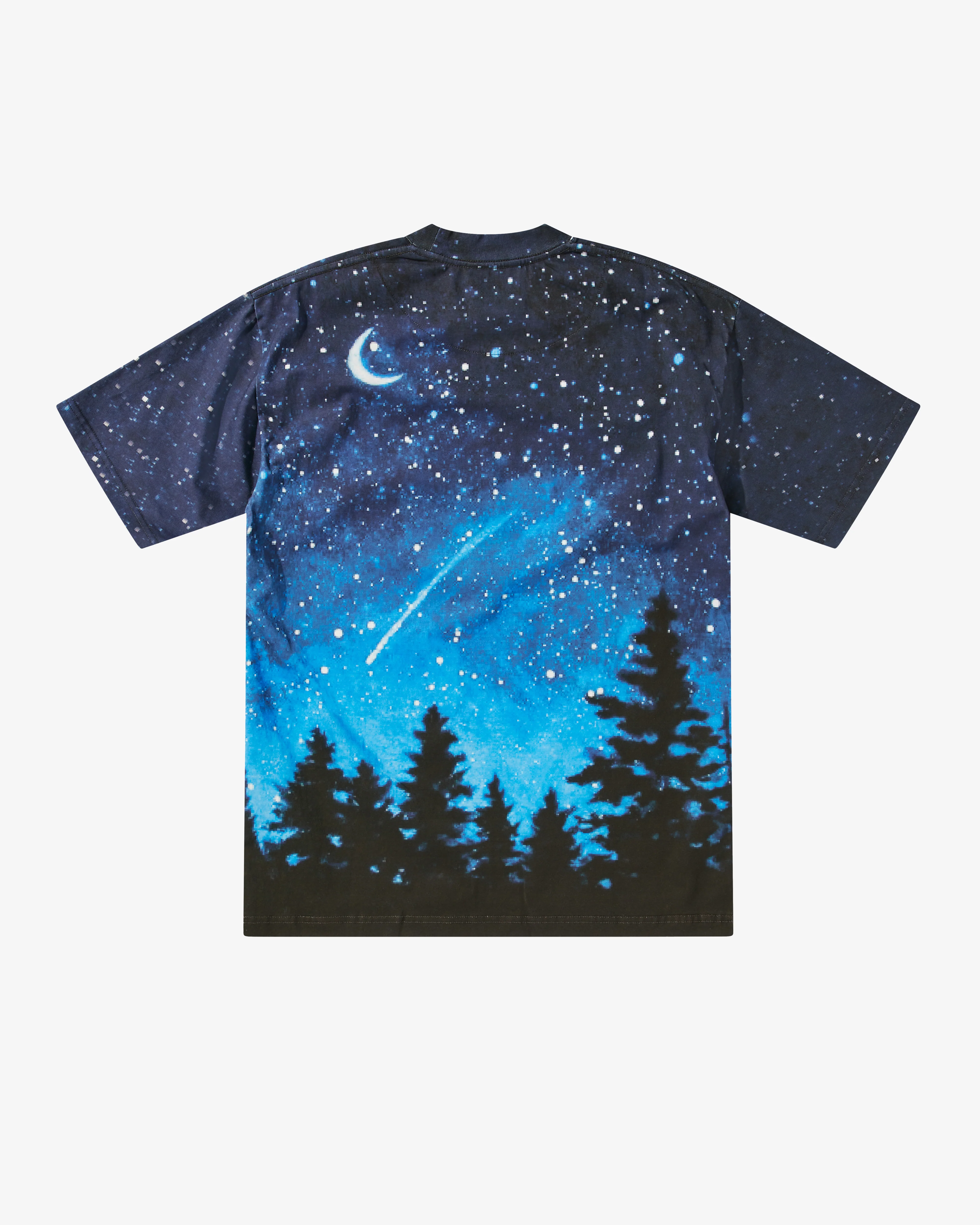 Online Ceramics - Men's Stare At The Stars T-Shirt - (Black) - Image 2