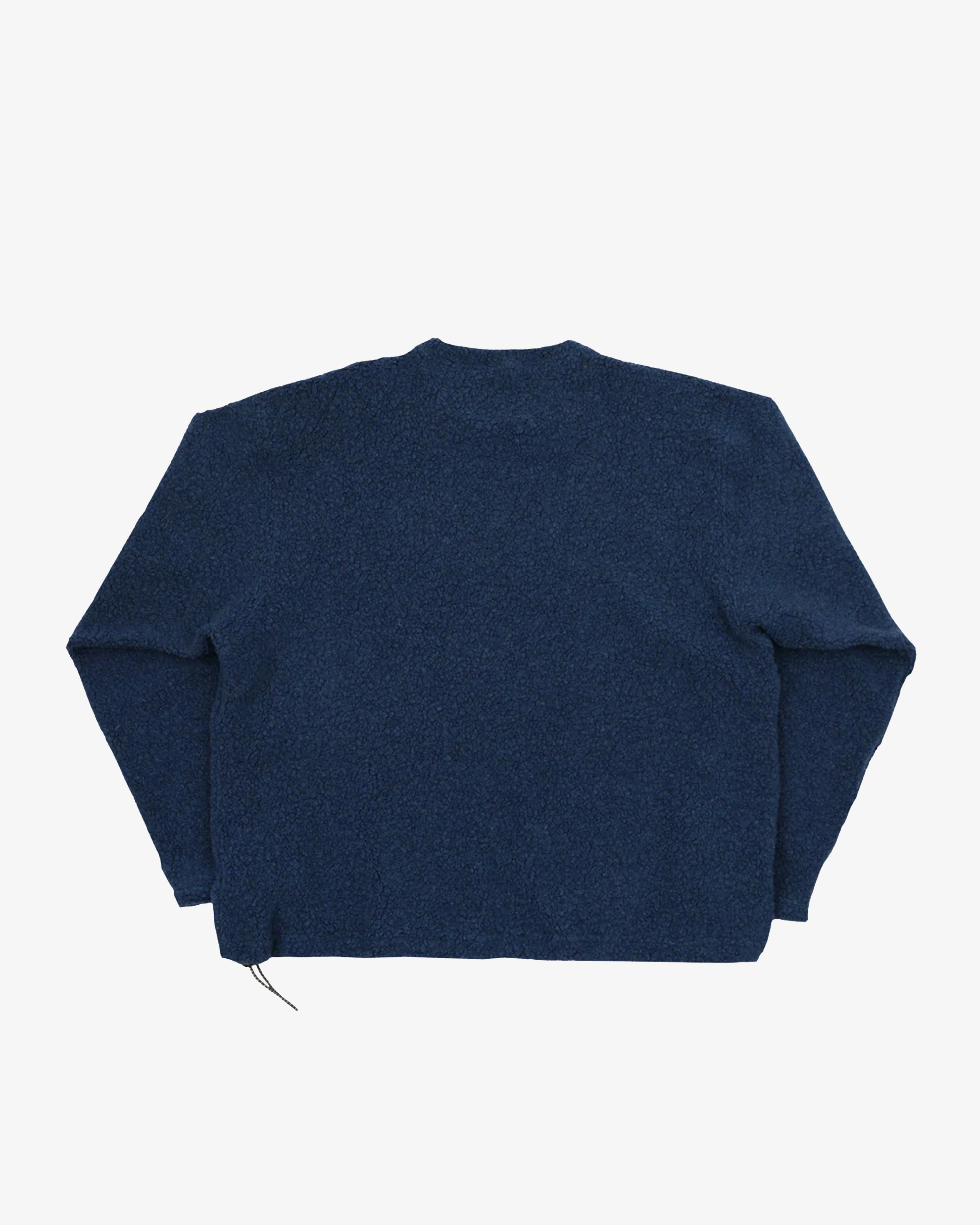 Online Ceramics - Men's Recycled Wool Pullover - (Slate Blue) - Image 2