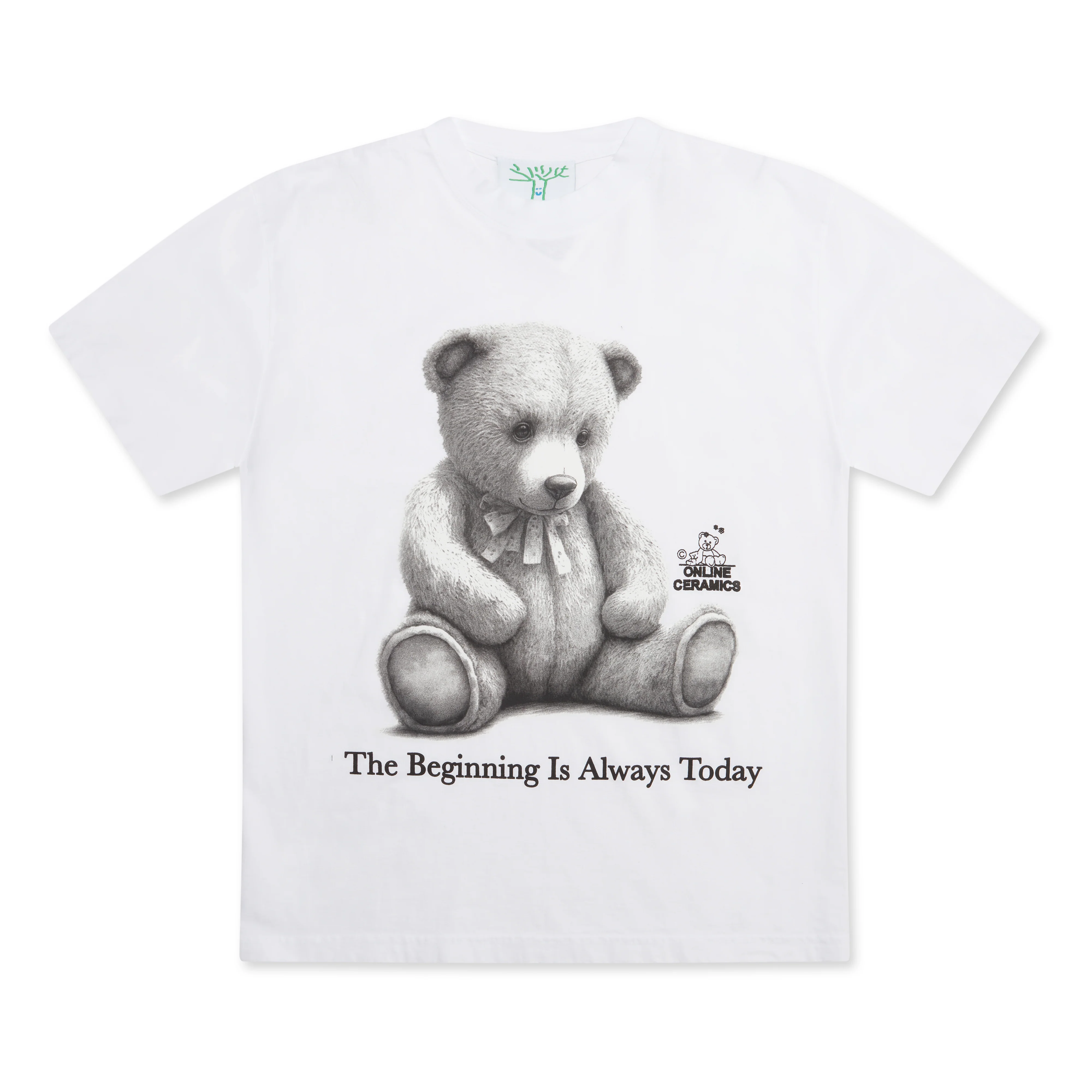 Online Ceramics - The Beginning Is Always Today T-Shirt - (White)