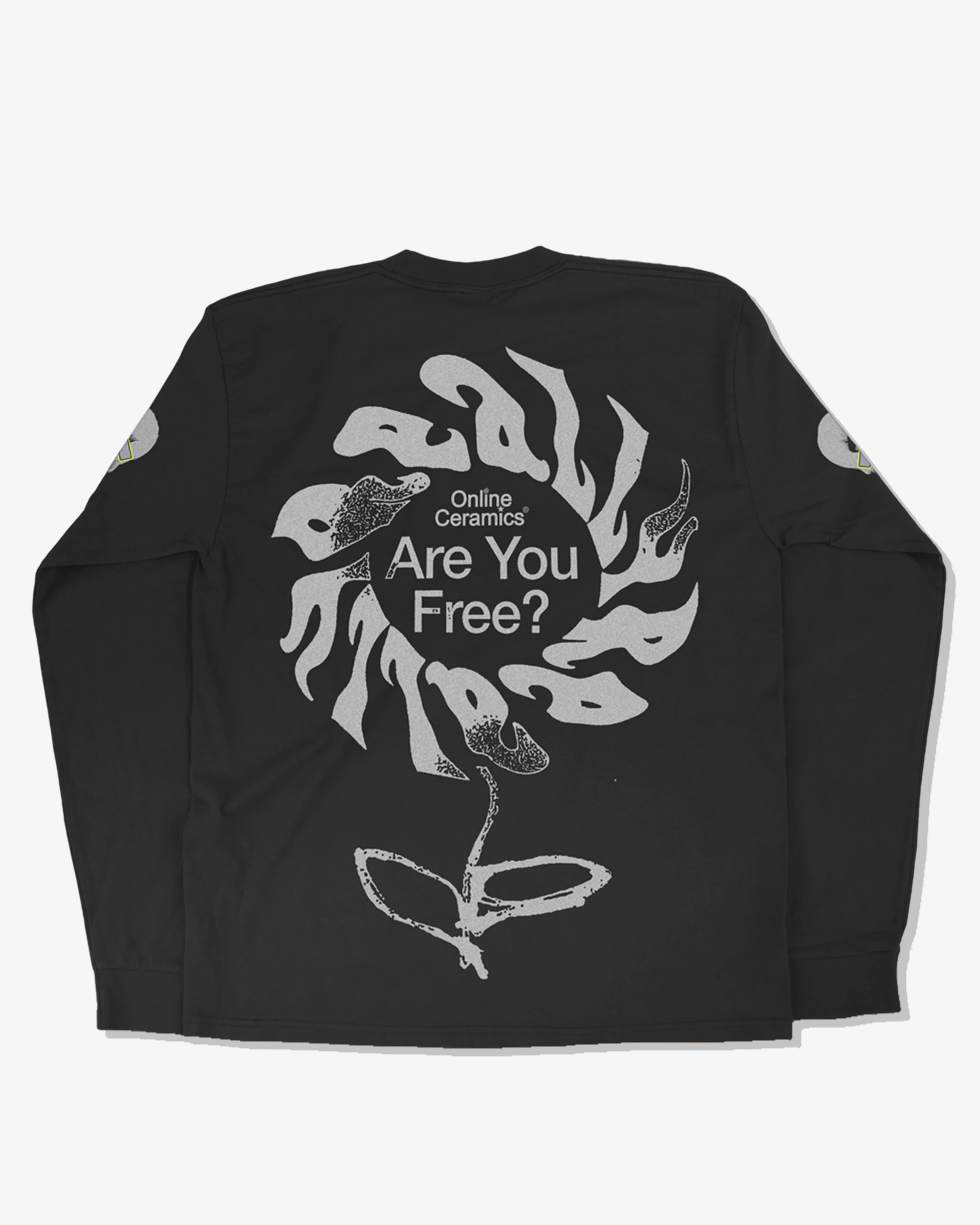Online Ceramics - Men's Genesis P-Orridge Tune In Turn On Long Sleeve T-Shirt - (Black) - Image 2