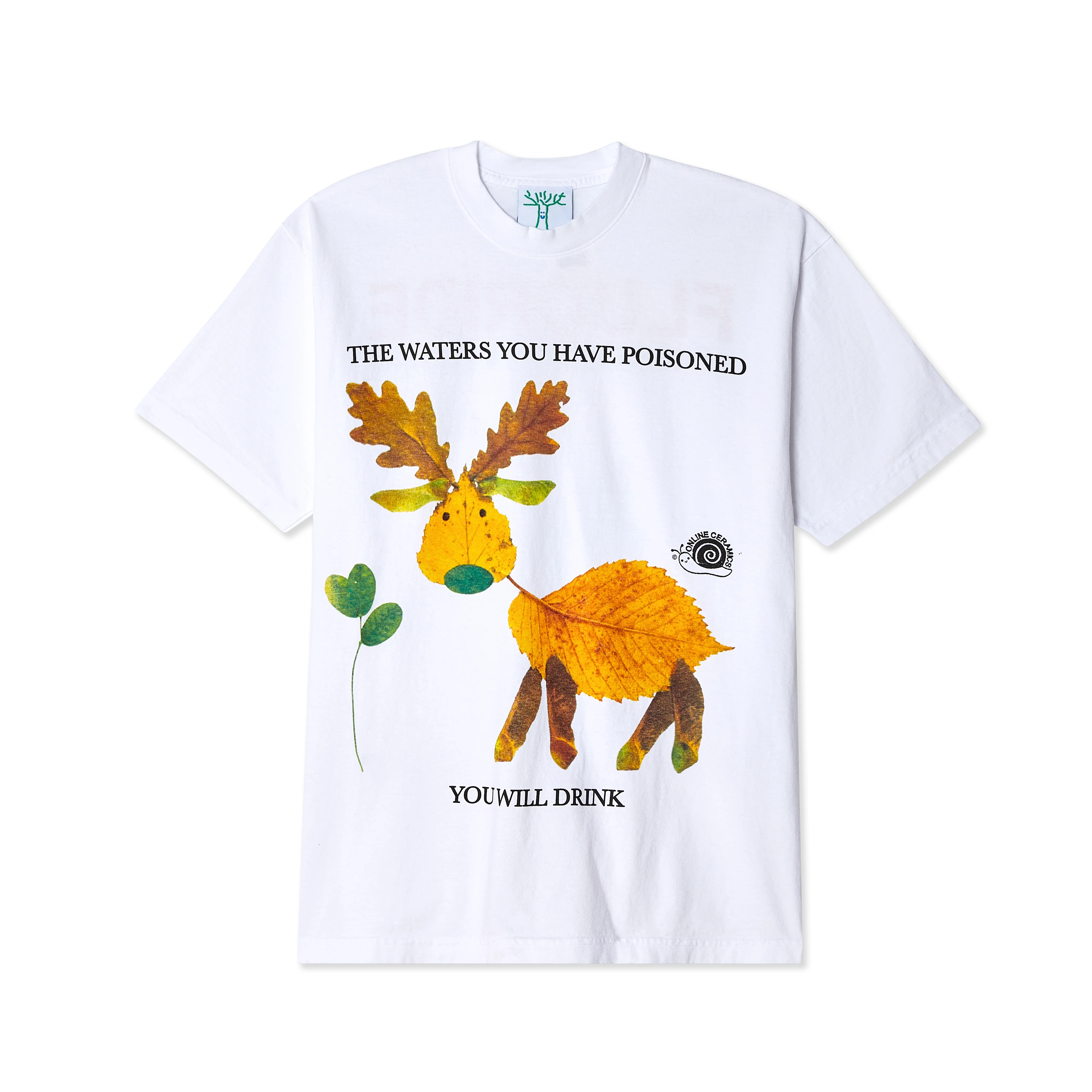 Online Ceramics - The Waters You Have Poisoned T-Shirt - (White)