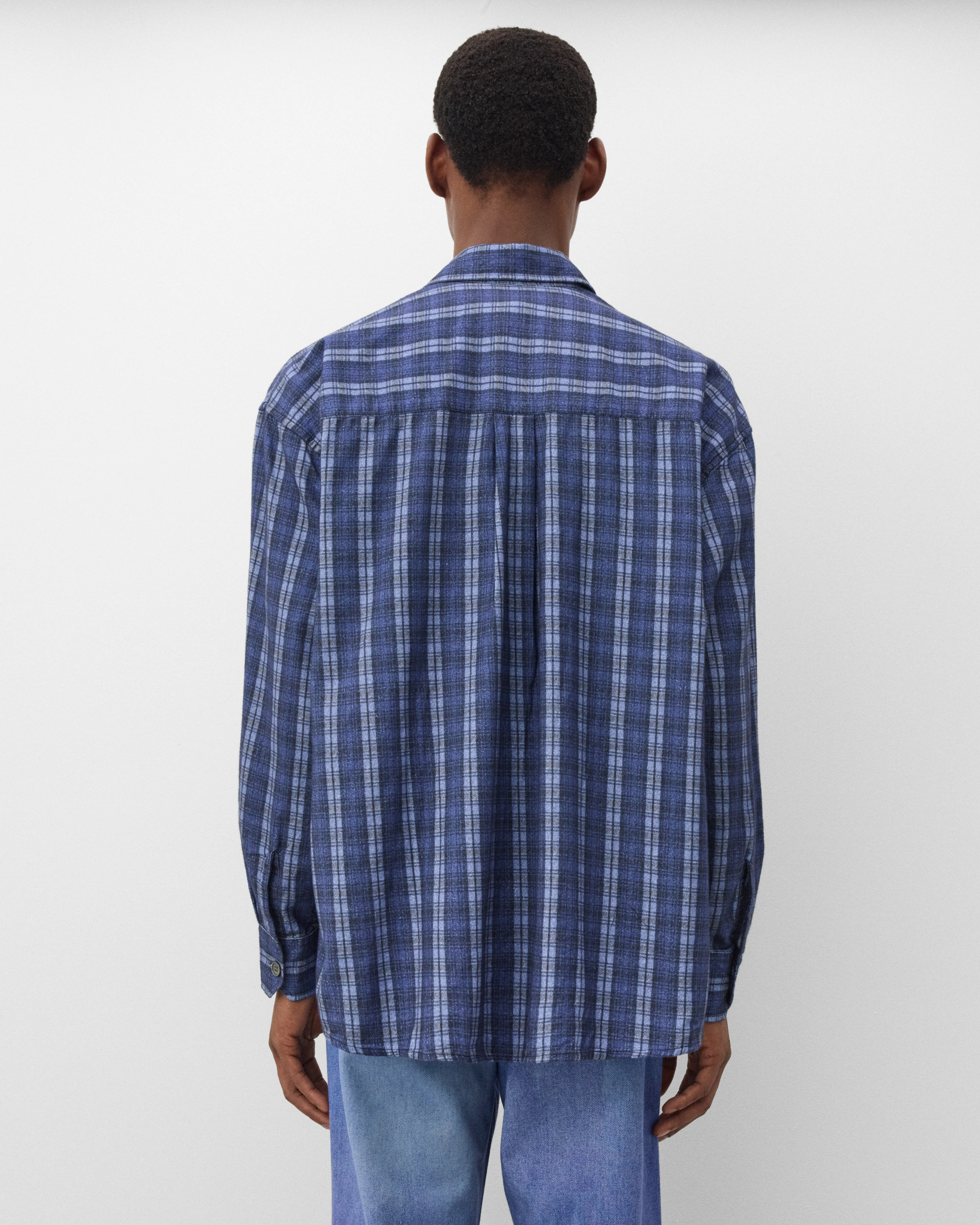 Our Legacy - Men's Borrowed Shirt - (Check Please Print) - Image 5