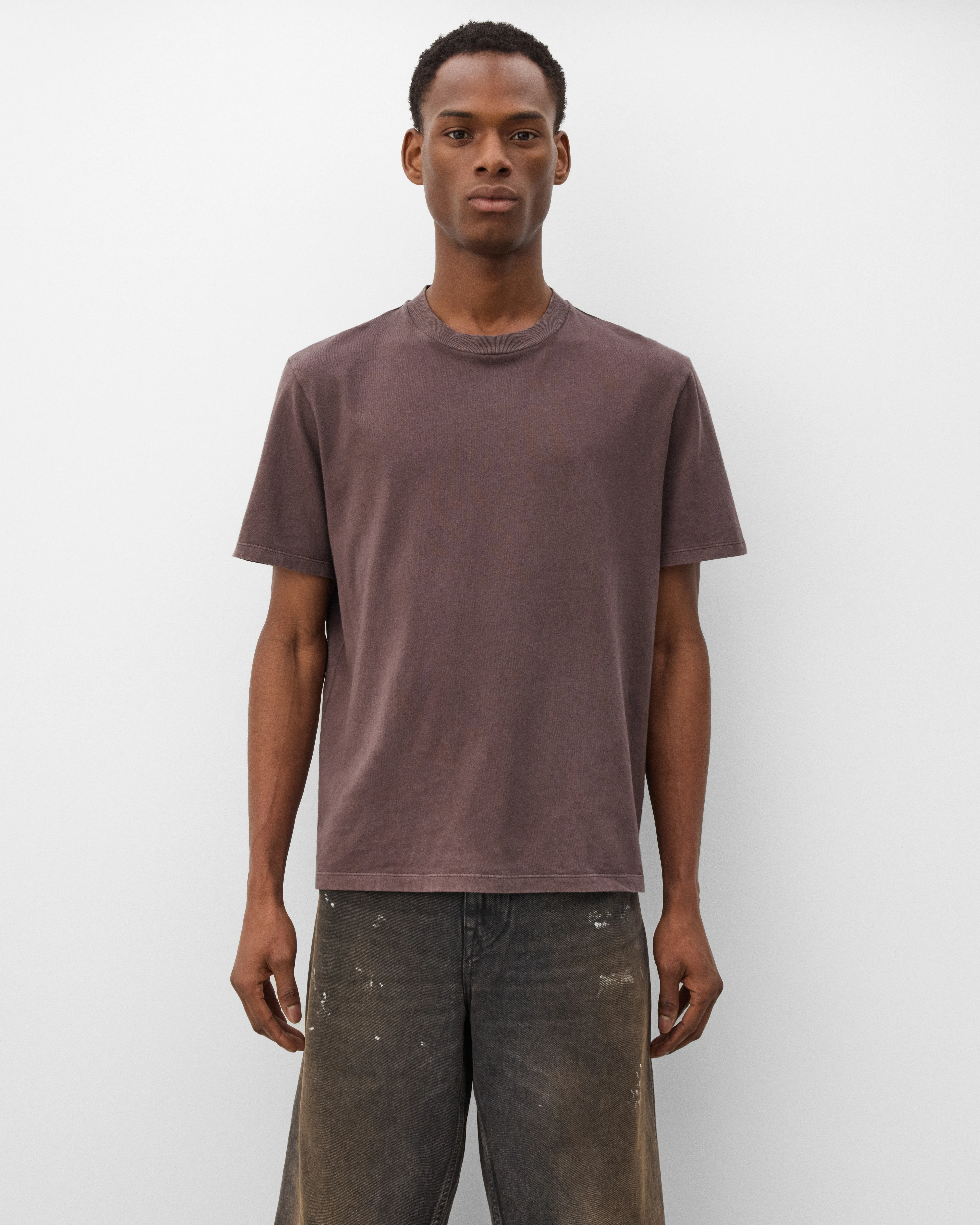 Our Legacy - Men's Box T-Shirt - (Worn Brown) - Image 3