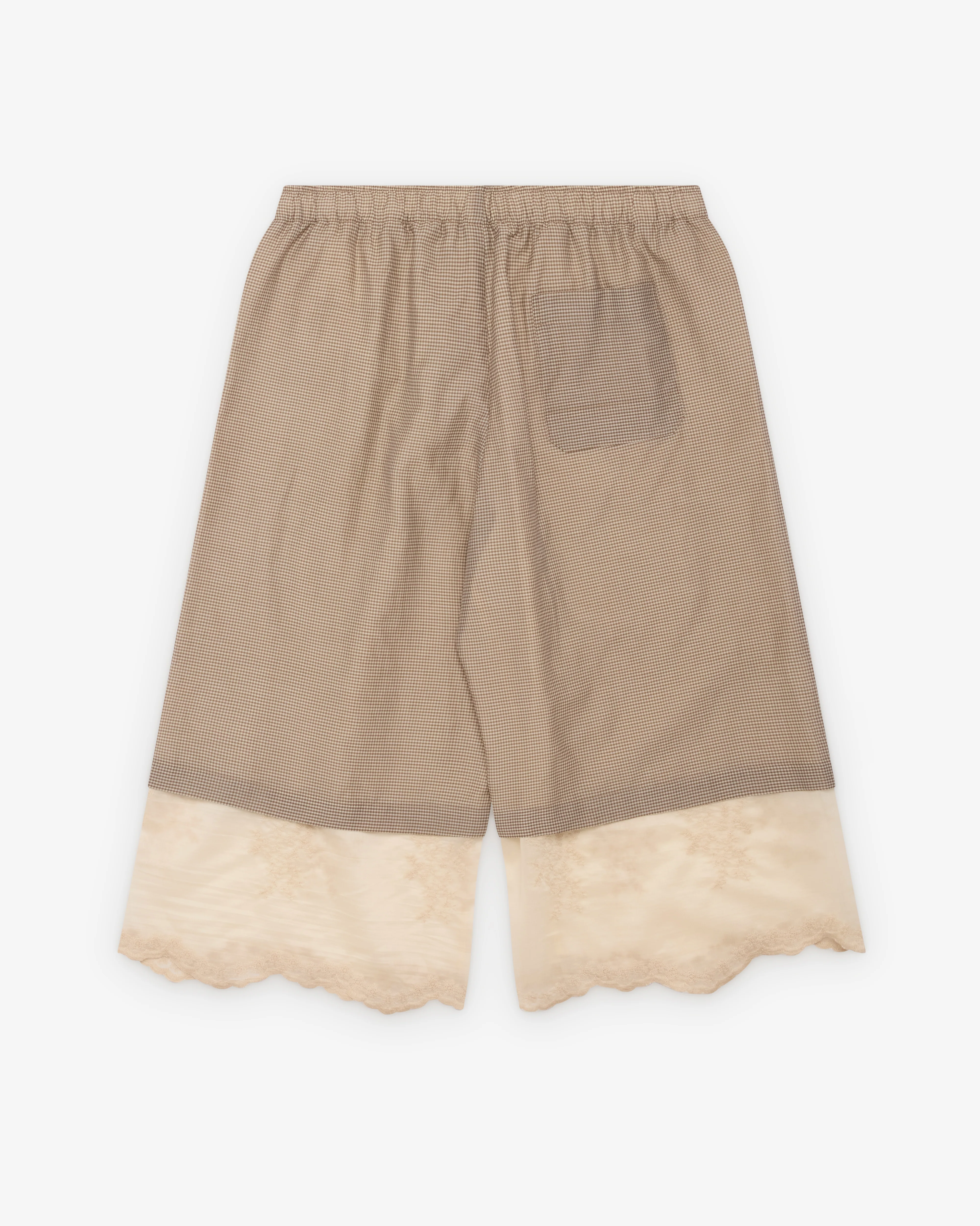 Our Legacy - Men's Frill Short - (Hazel Grid) - Image 2
