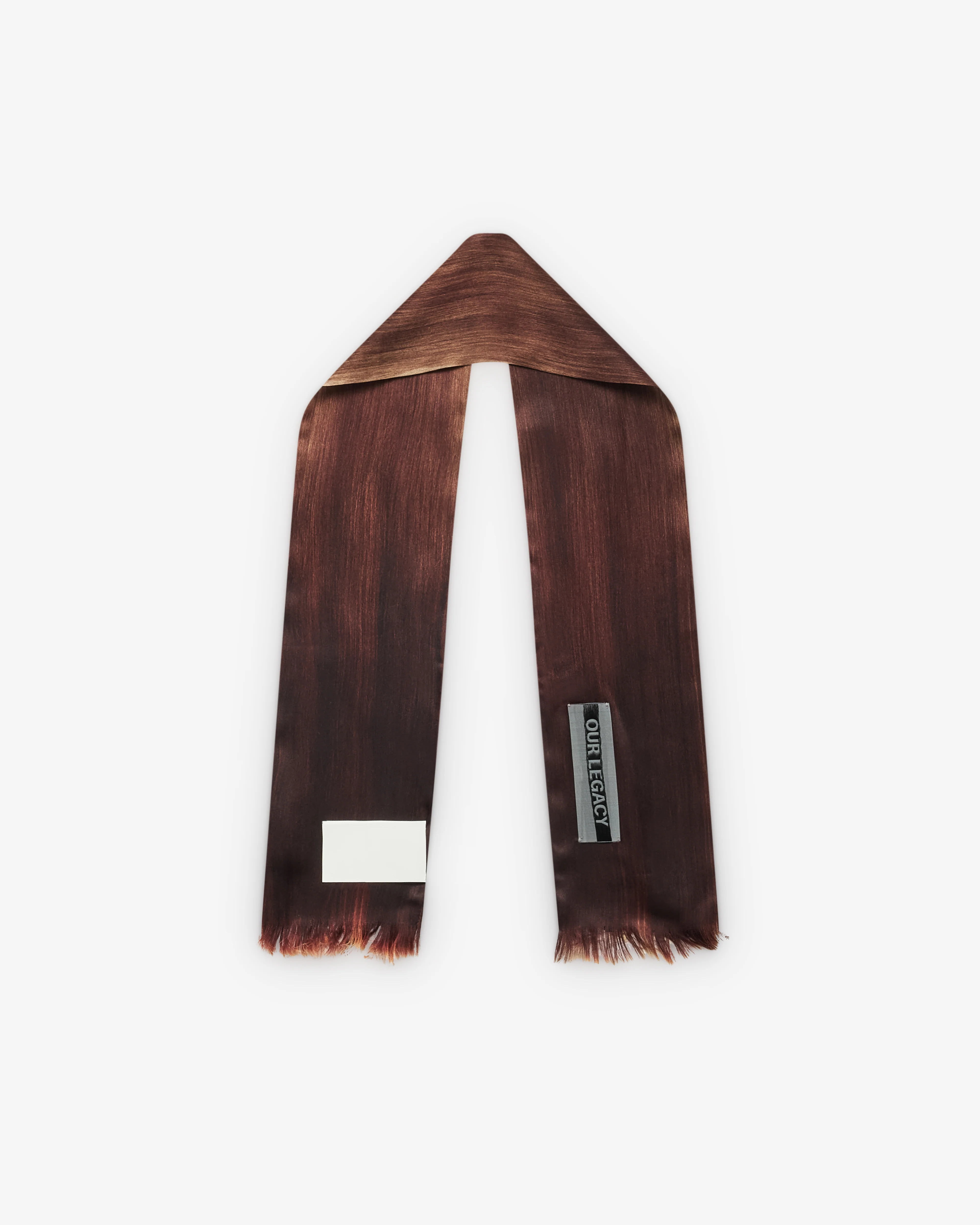 Our Legacy - Men's Long Hair Scarf - (Brunette Silk Satin) - Image 2