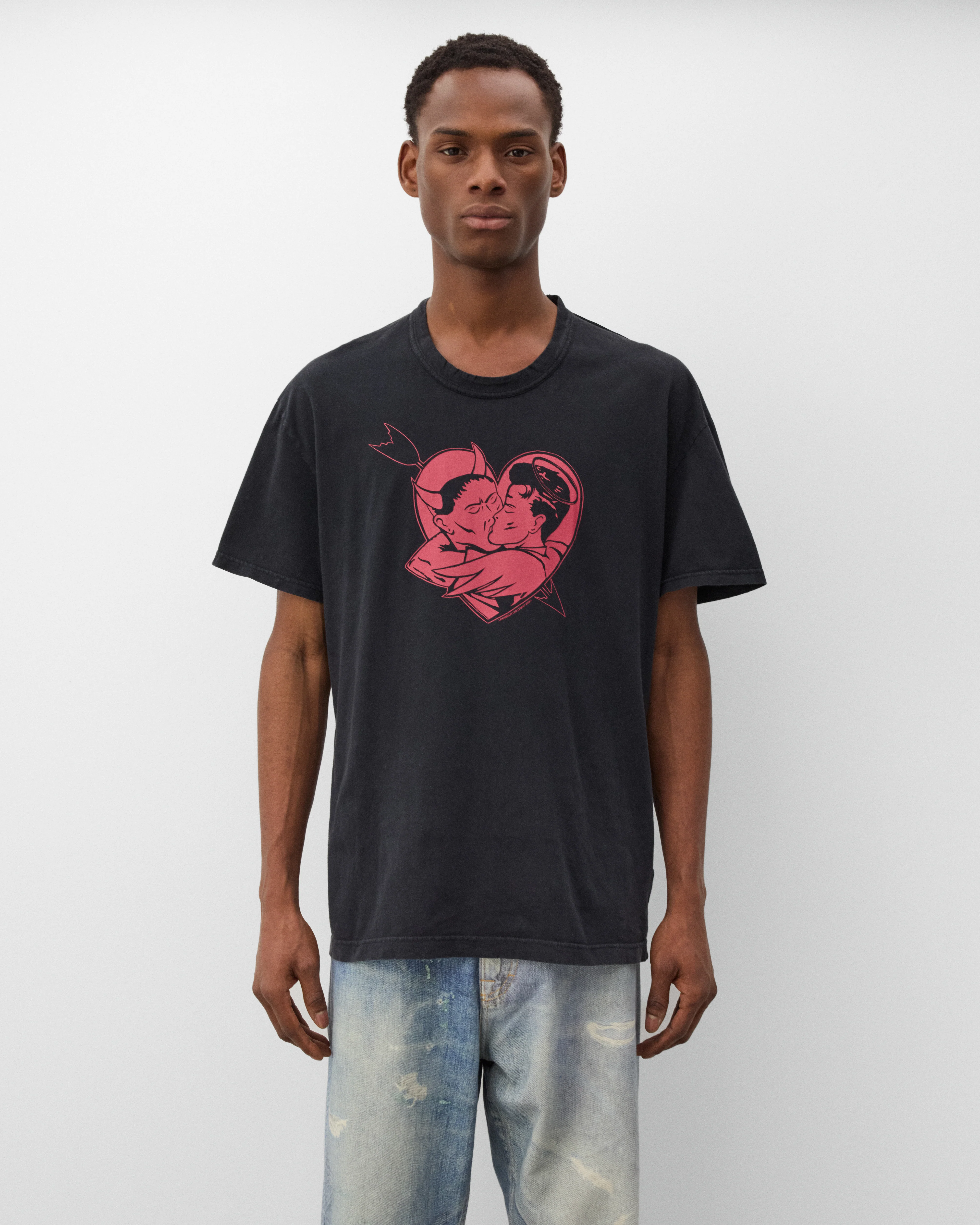 Our Legacy - Men's Loose T-Shirt - (Love Story Print) - Image 3