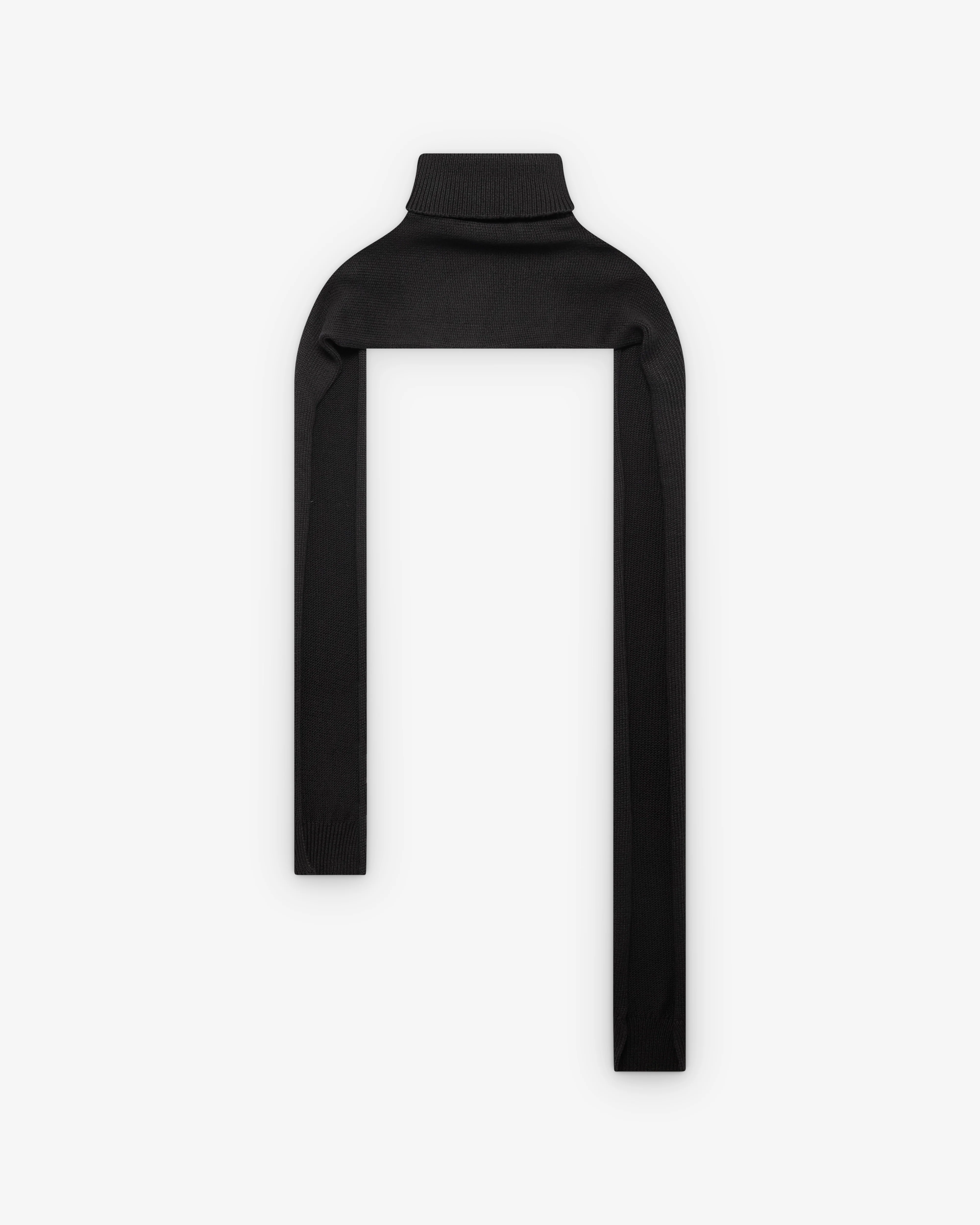 Our Legacy - Men's Mock Scarf - (Black Cloud Cotton) - Image 2
