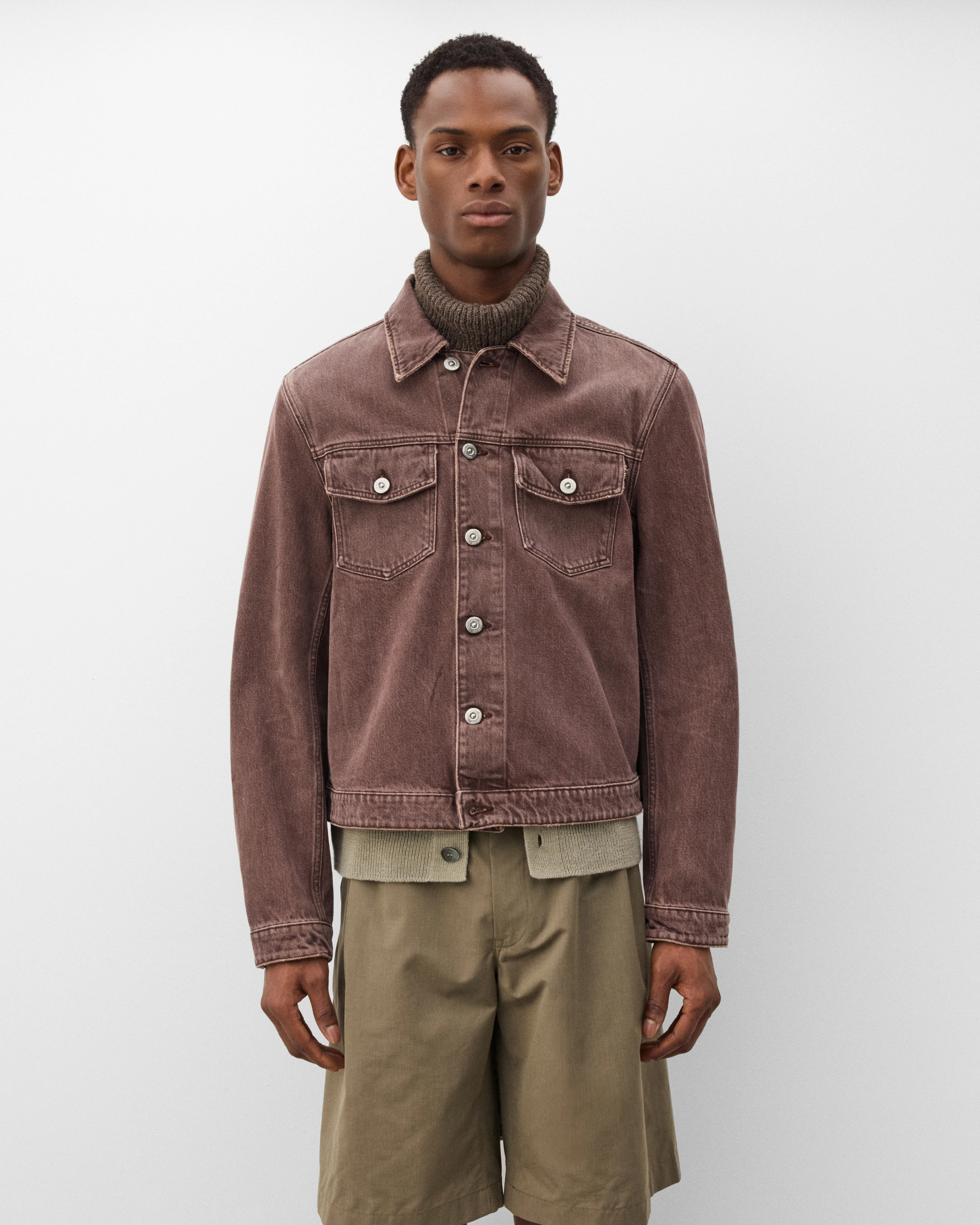 Our Legacy - Men's Origin Jacket - (Overdyed Choco Melon) - Image 3