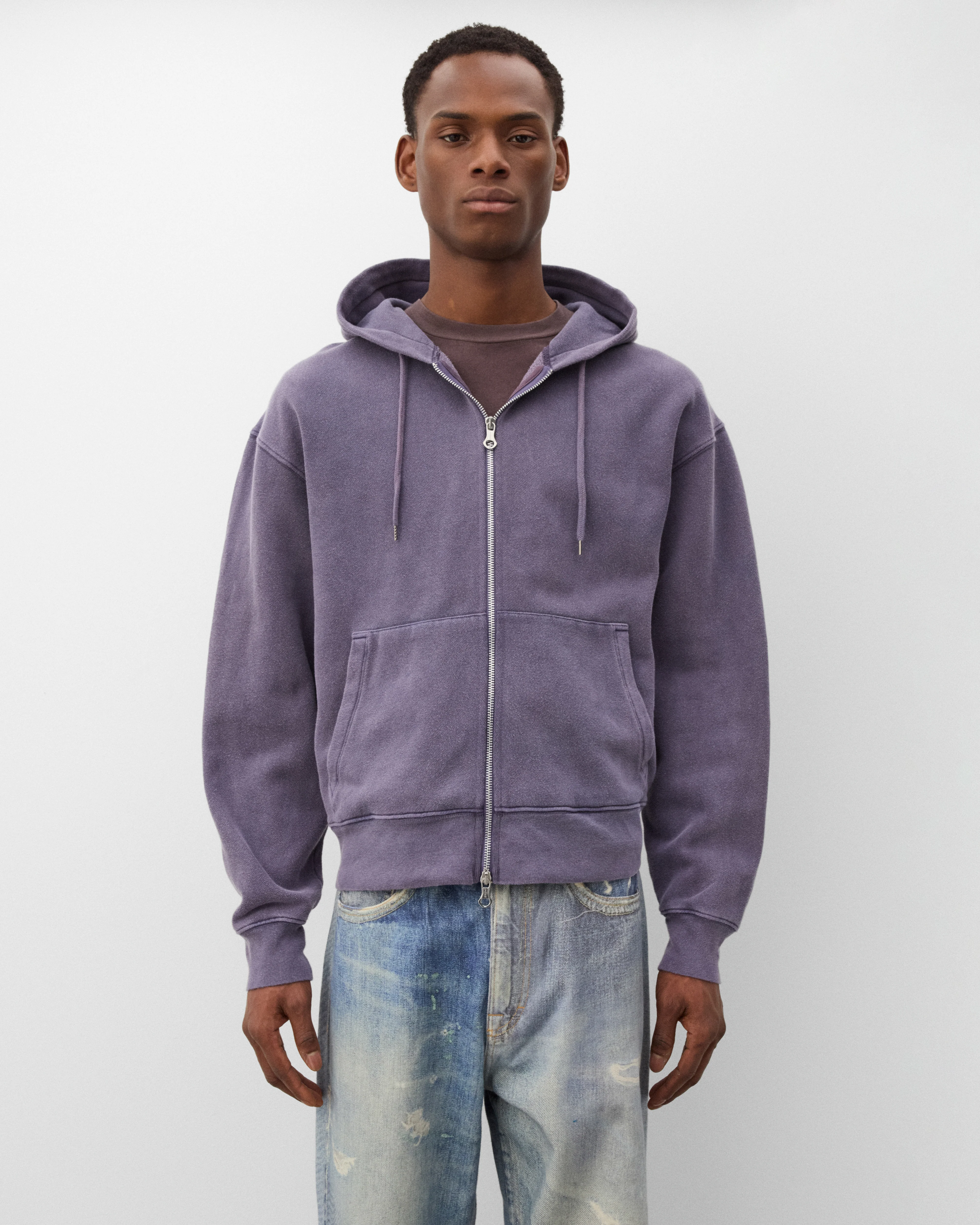 Our Legacy - Men's Rascal Hood - (Antique Amethyst Star Fleece) - Image 3