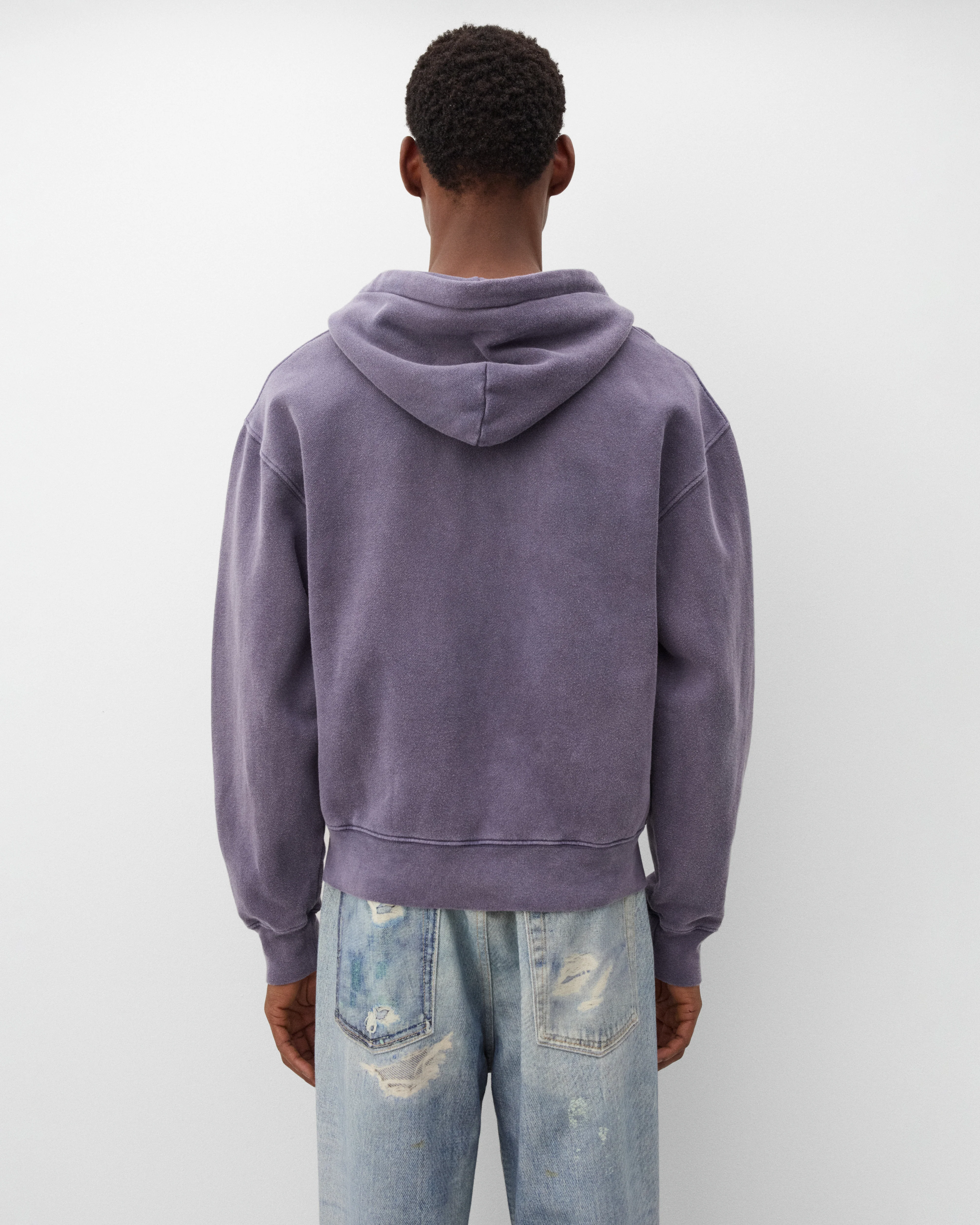 Our Legacy - Men's Rascal Hood - (Antique Amethyst Star Fleece) - Image 5
