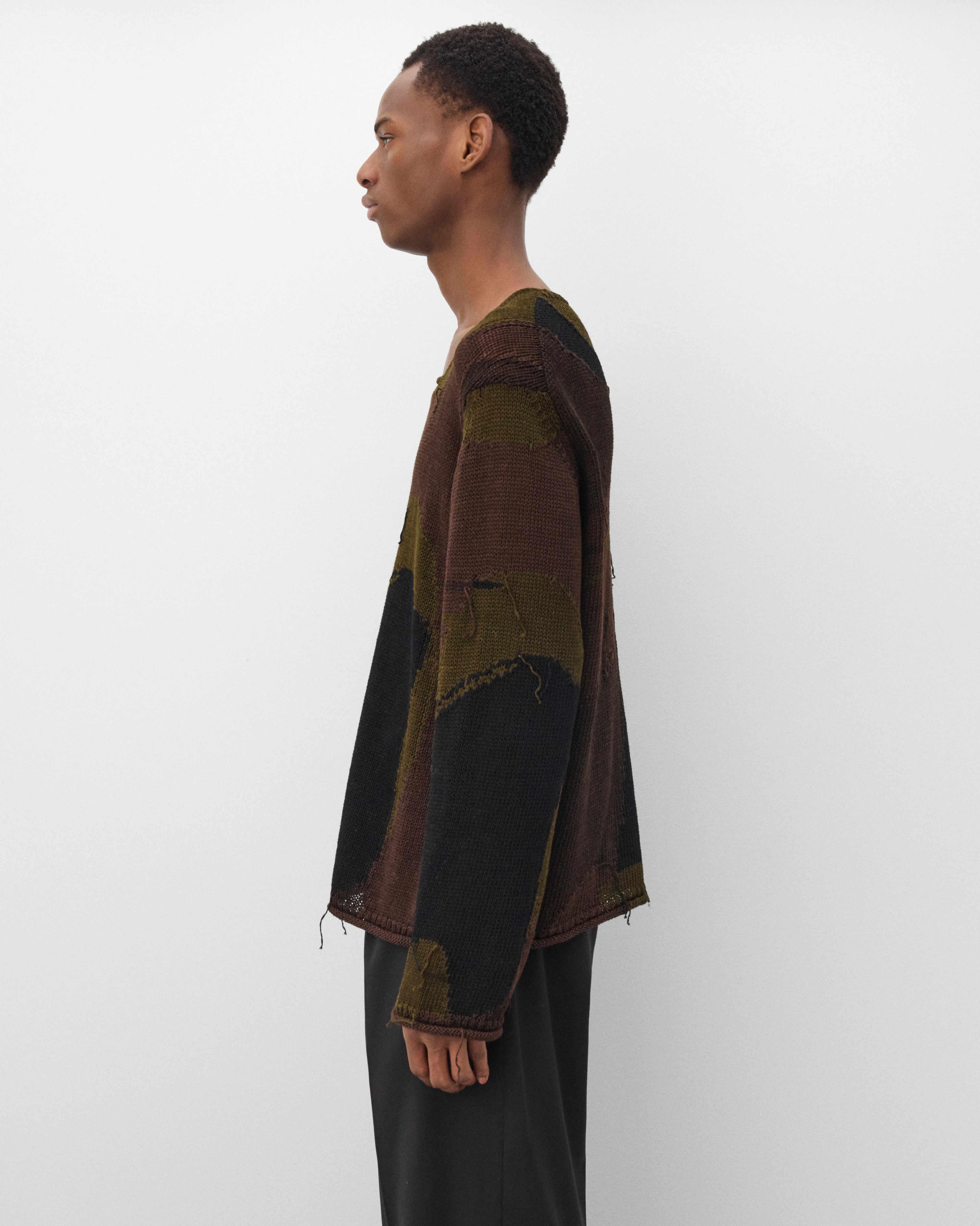Our Legacy - Men's Rigid Popover - (Camo Cotton) - Image 4
