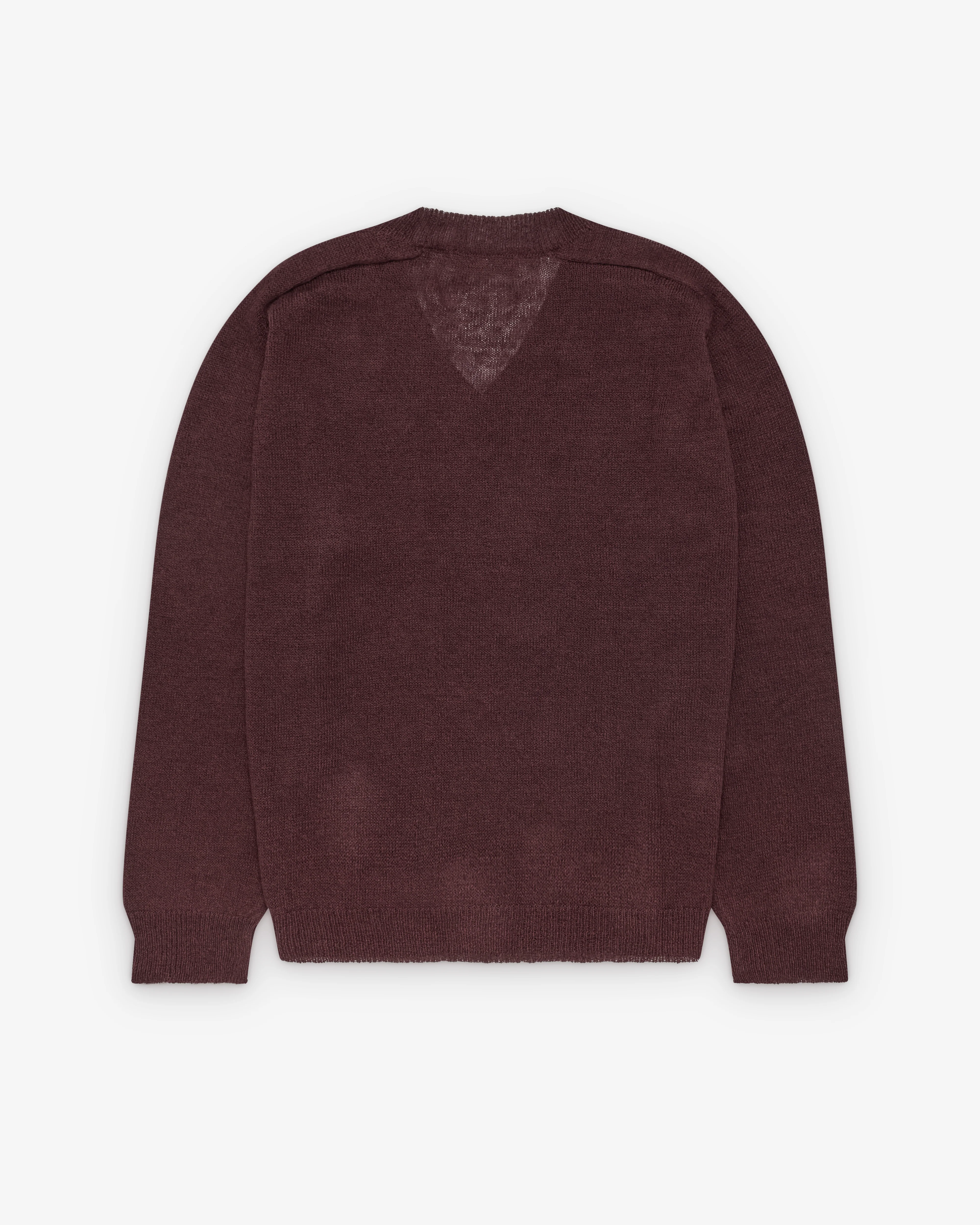 Our Legacy - Men's Rue V-Neck - (Cabernet) - Image 2