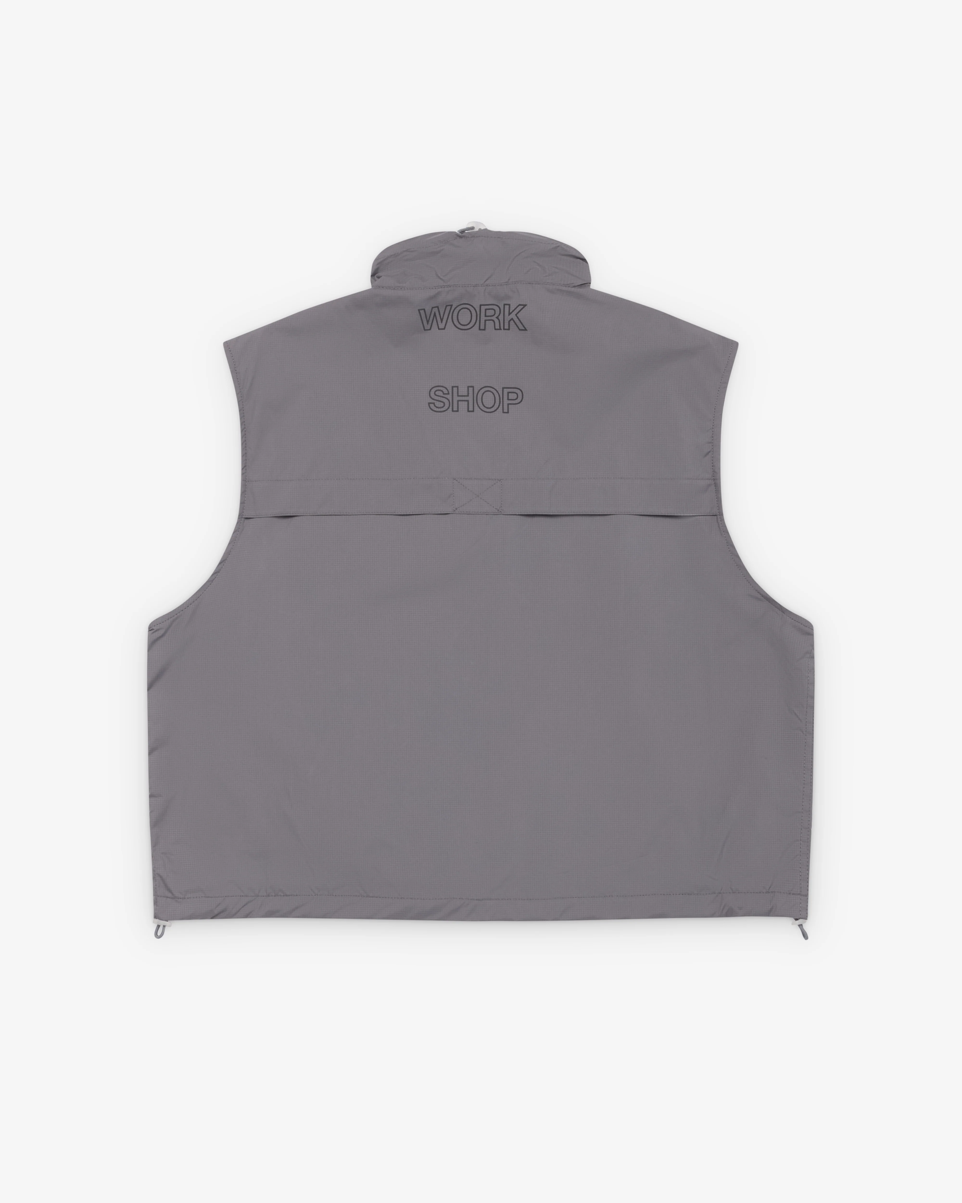 Our Legacy Work Shop - Men's Sports Running Gilet - (Grey) - Image 2