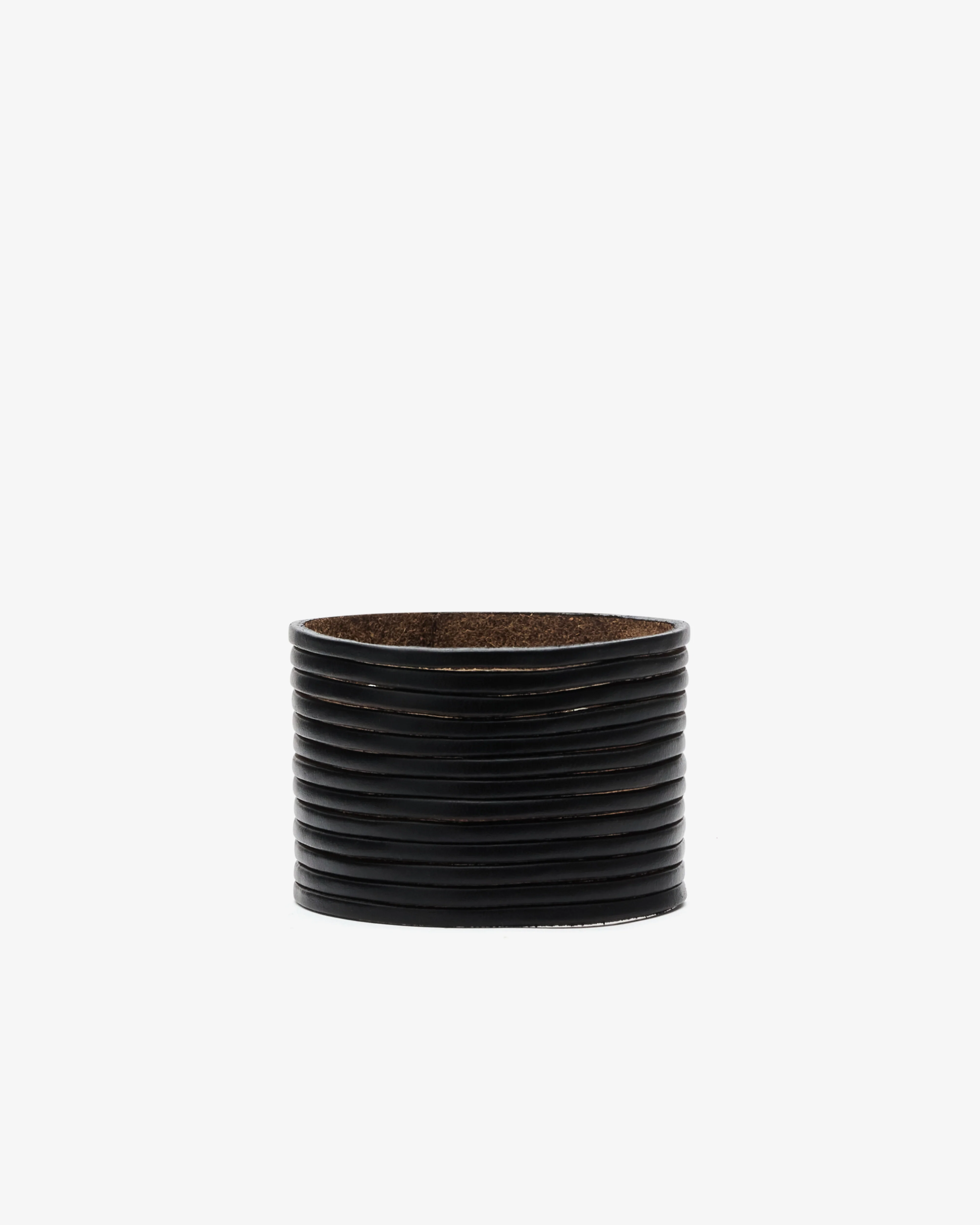 Our Legacy - Men's Slash Bracelet - (Black Chromexcel Leather) - Image 2