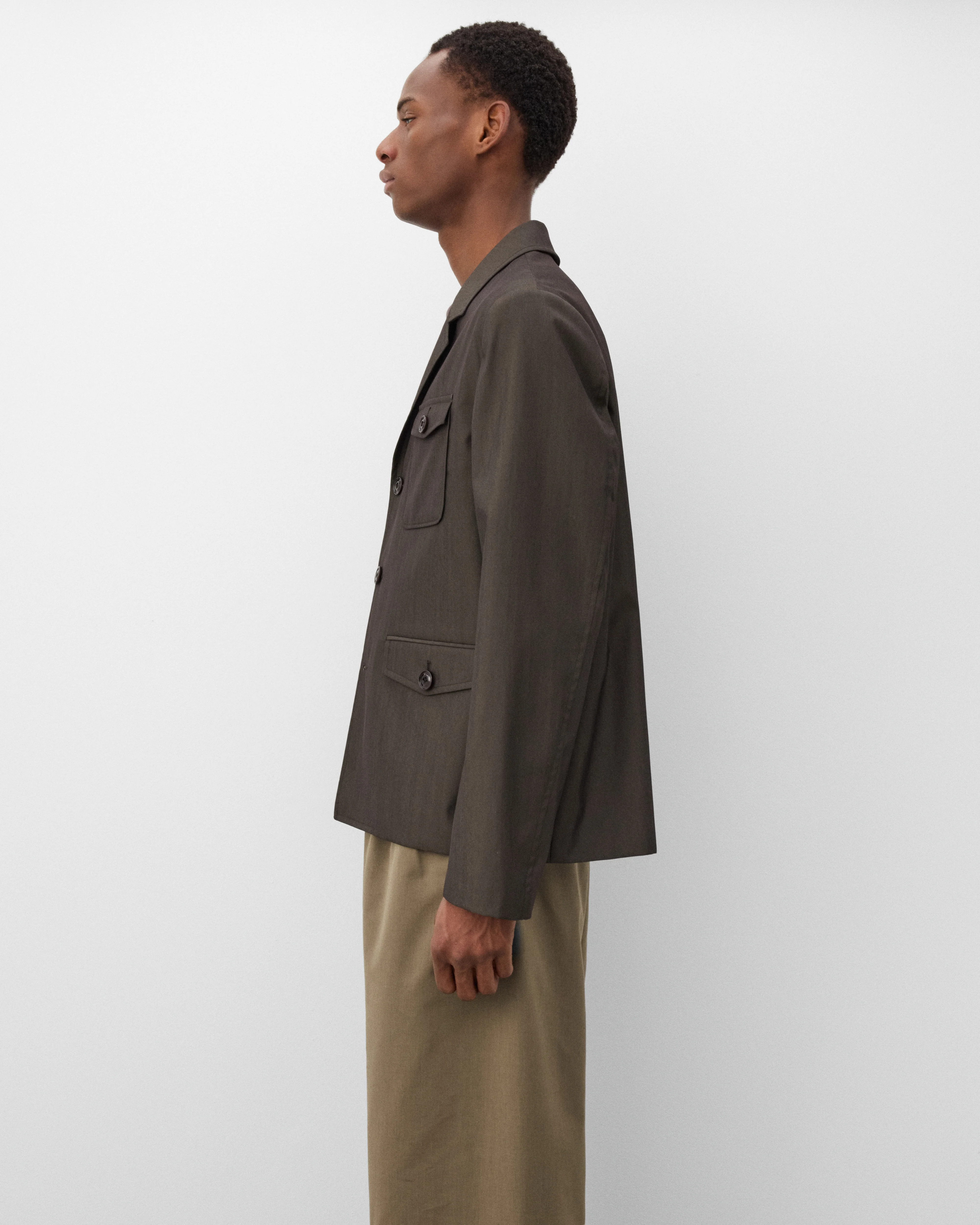 Our Legacy - Men's Trip Blazer - (Glazed Brown) - Image 4