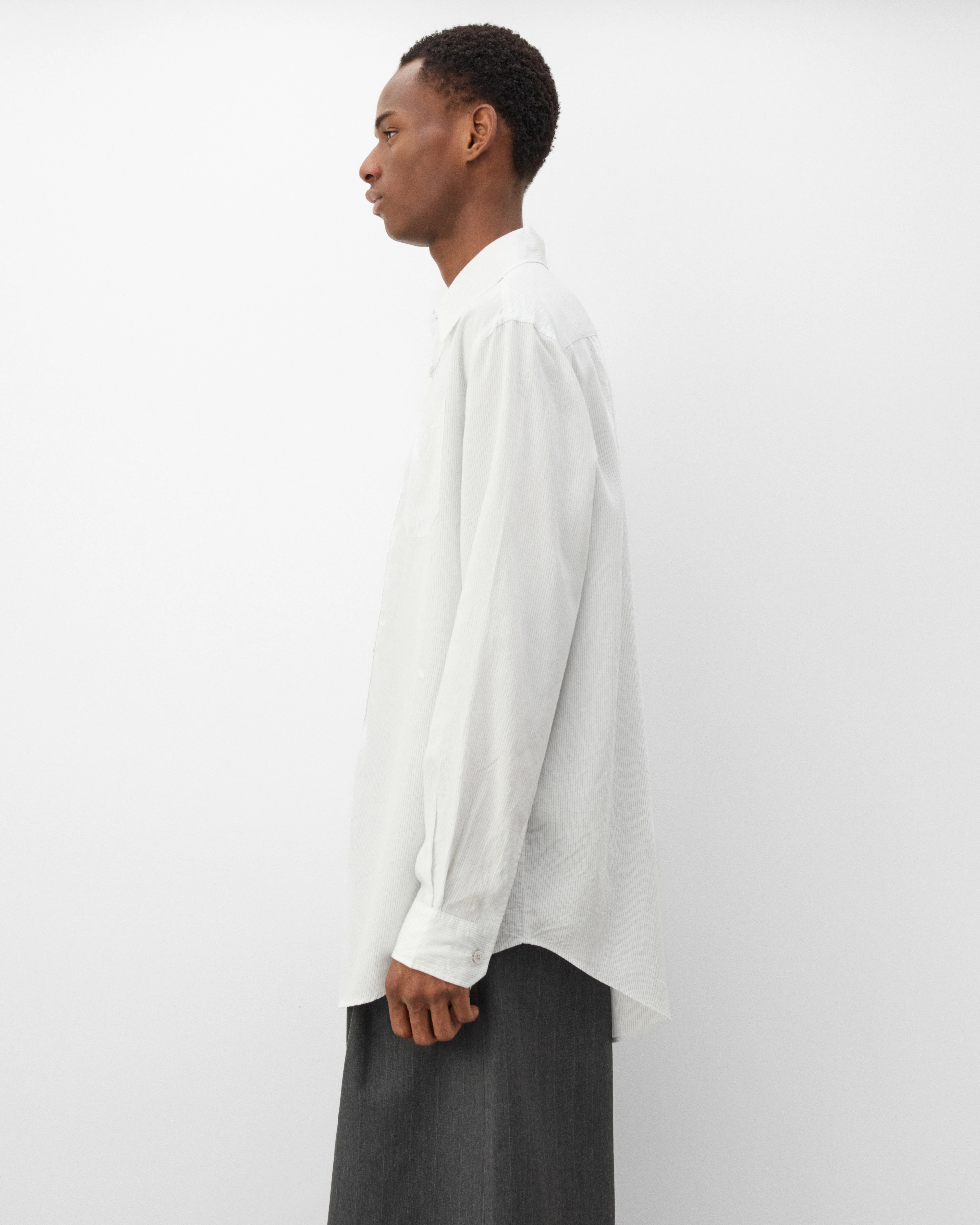 Our Legacy - Men's Vast Shirt - (Midnight) - Image 4