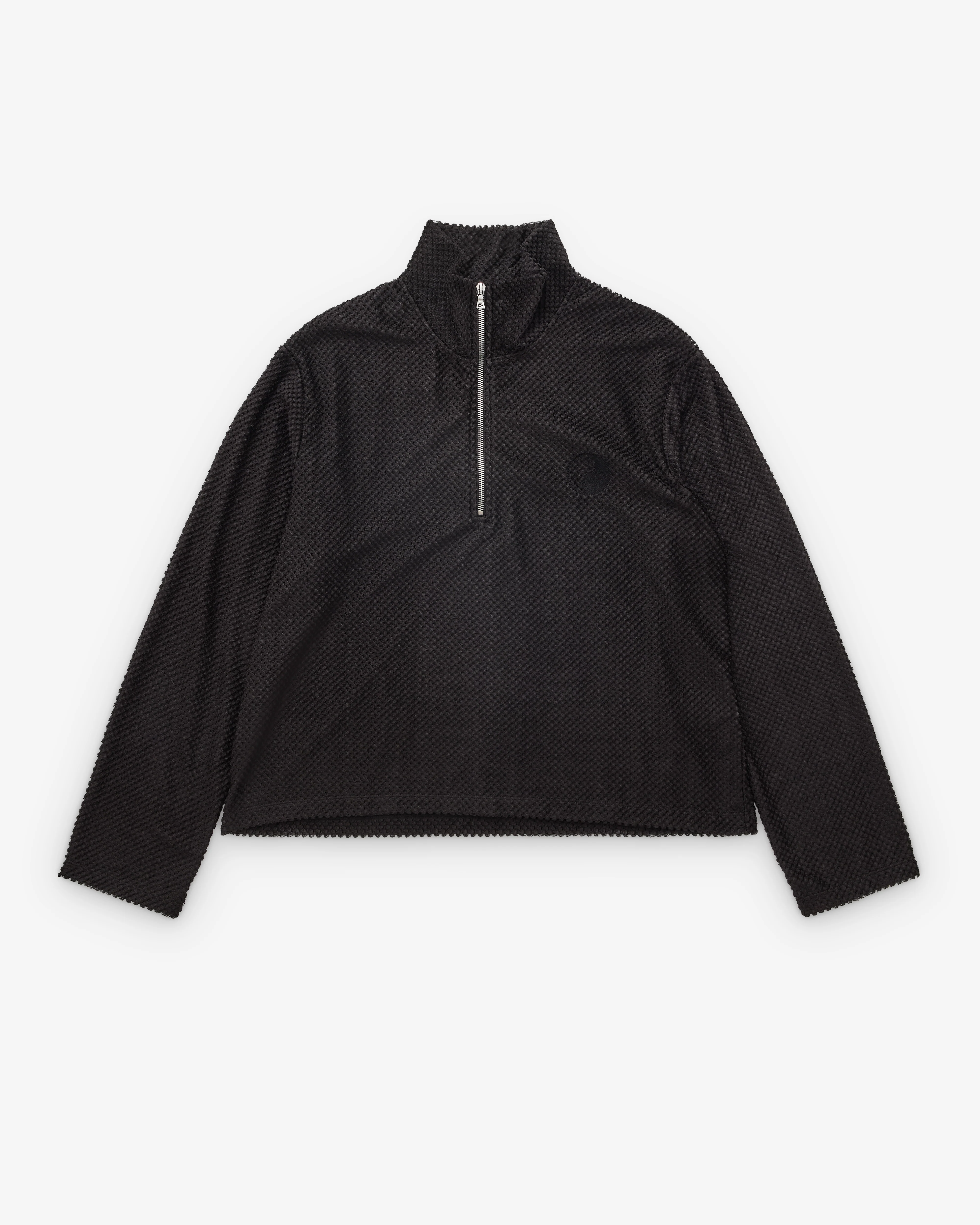 Our Legacy WORK SHOP - Men's Sports Half Zip Jacket - (Black)