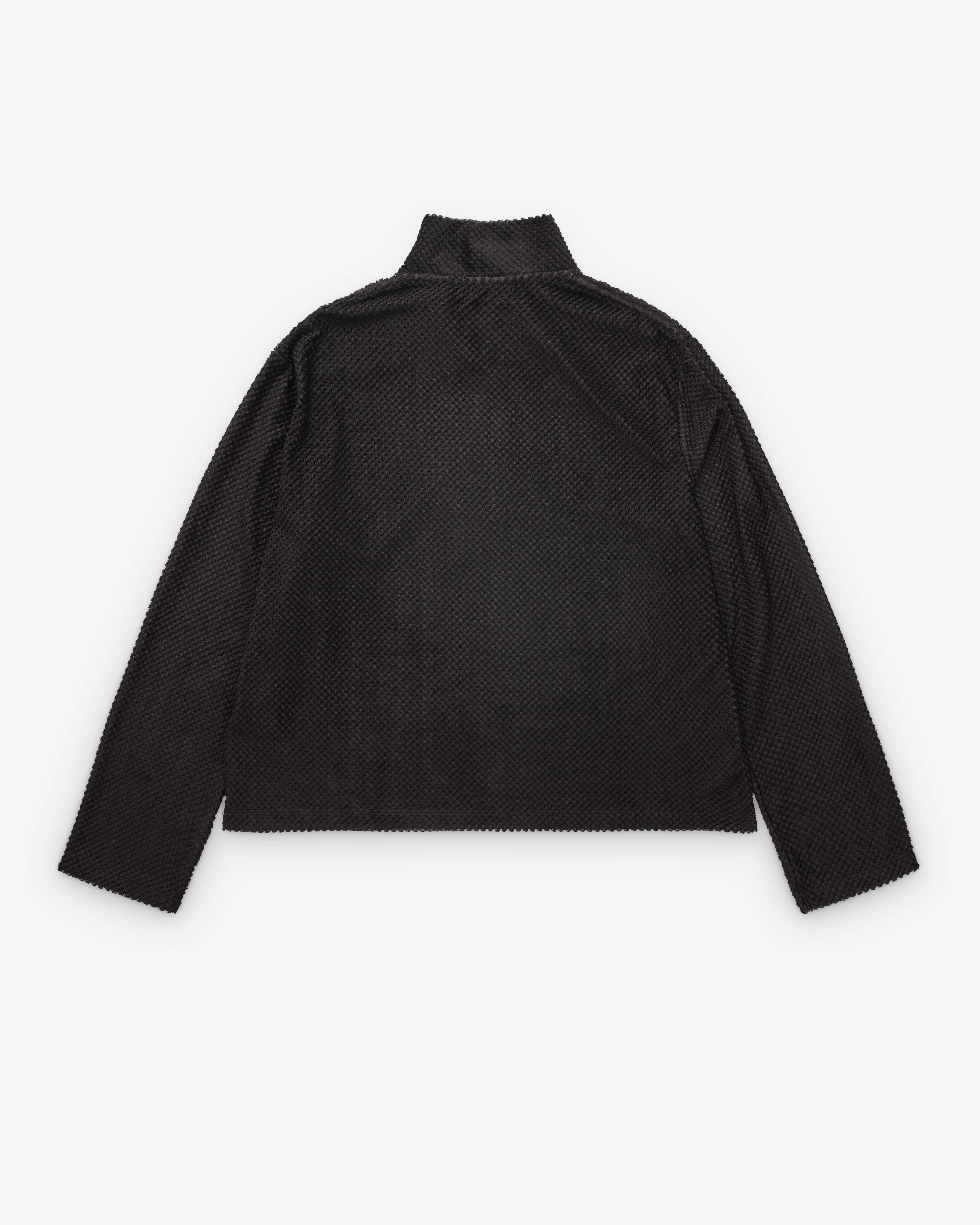 Our Legacy WORK SHOP - Men's Sports Half Zip Jacket - (Black) - Image 2