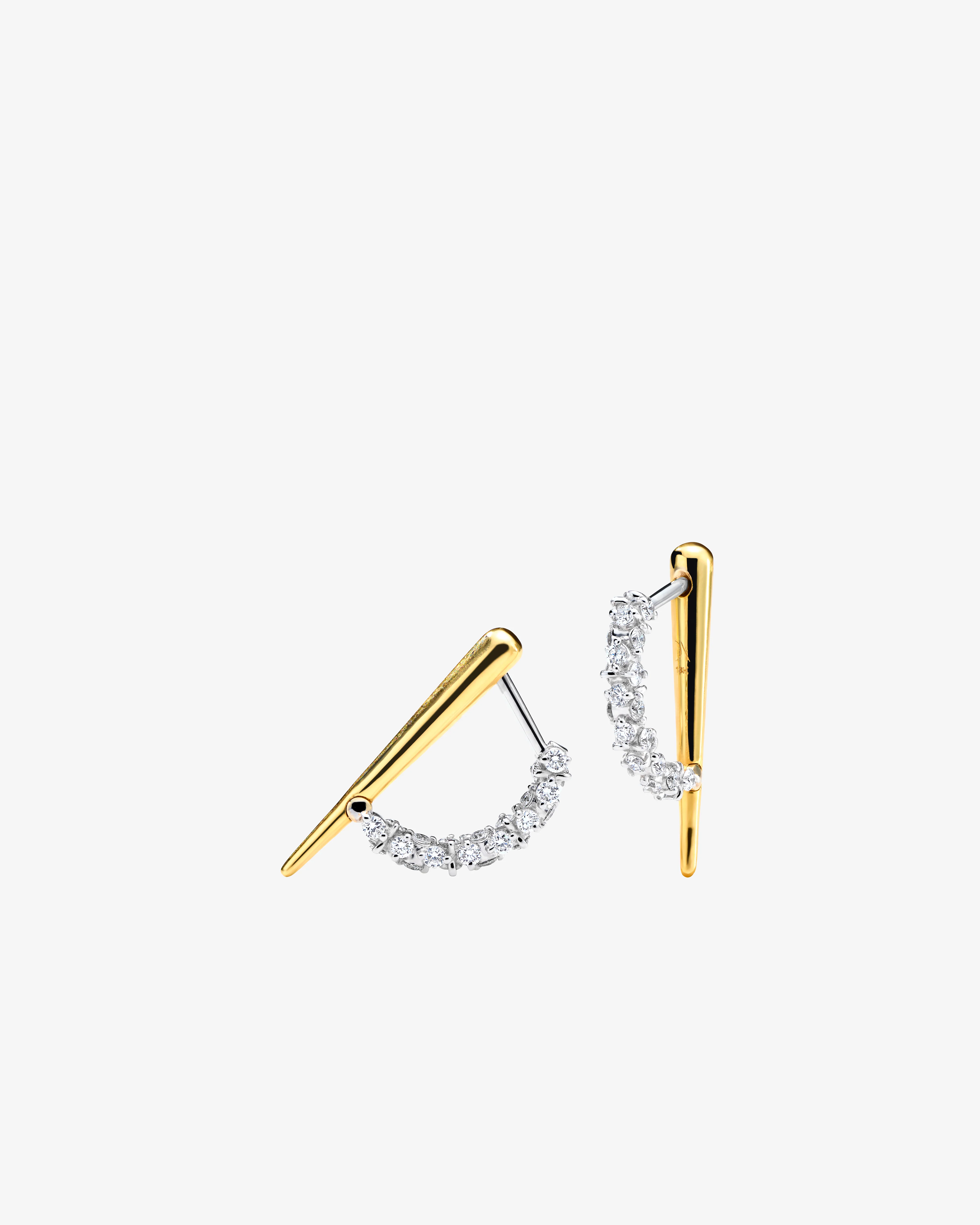 Ox - Signature Earrings - (Yellow Gold) - Image 2