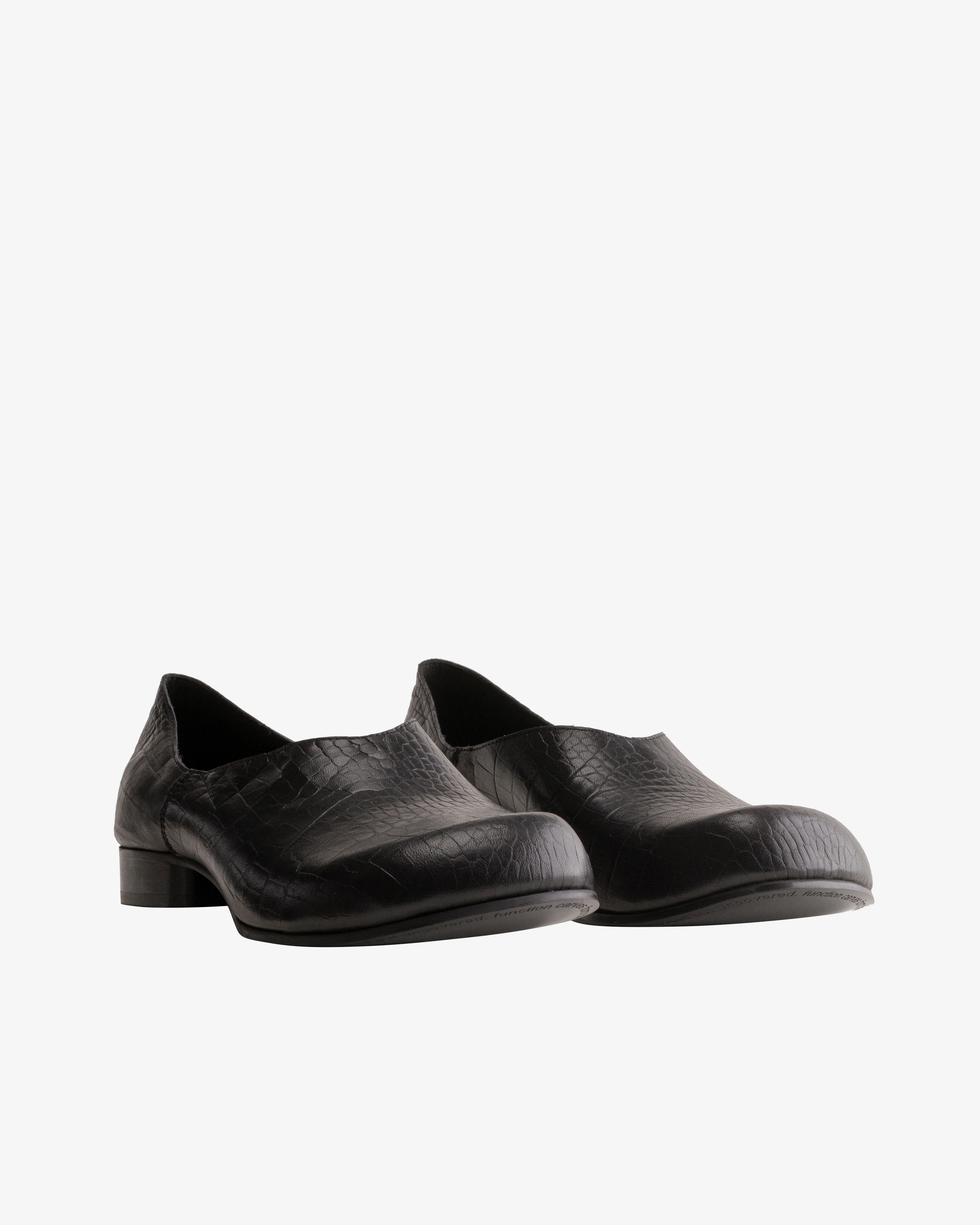 Phileo - Women's 067 Clog Crocodile - (Black) - Image 2